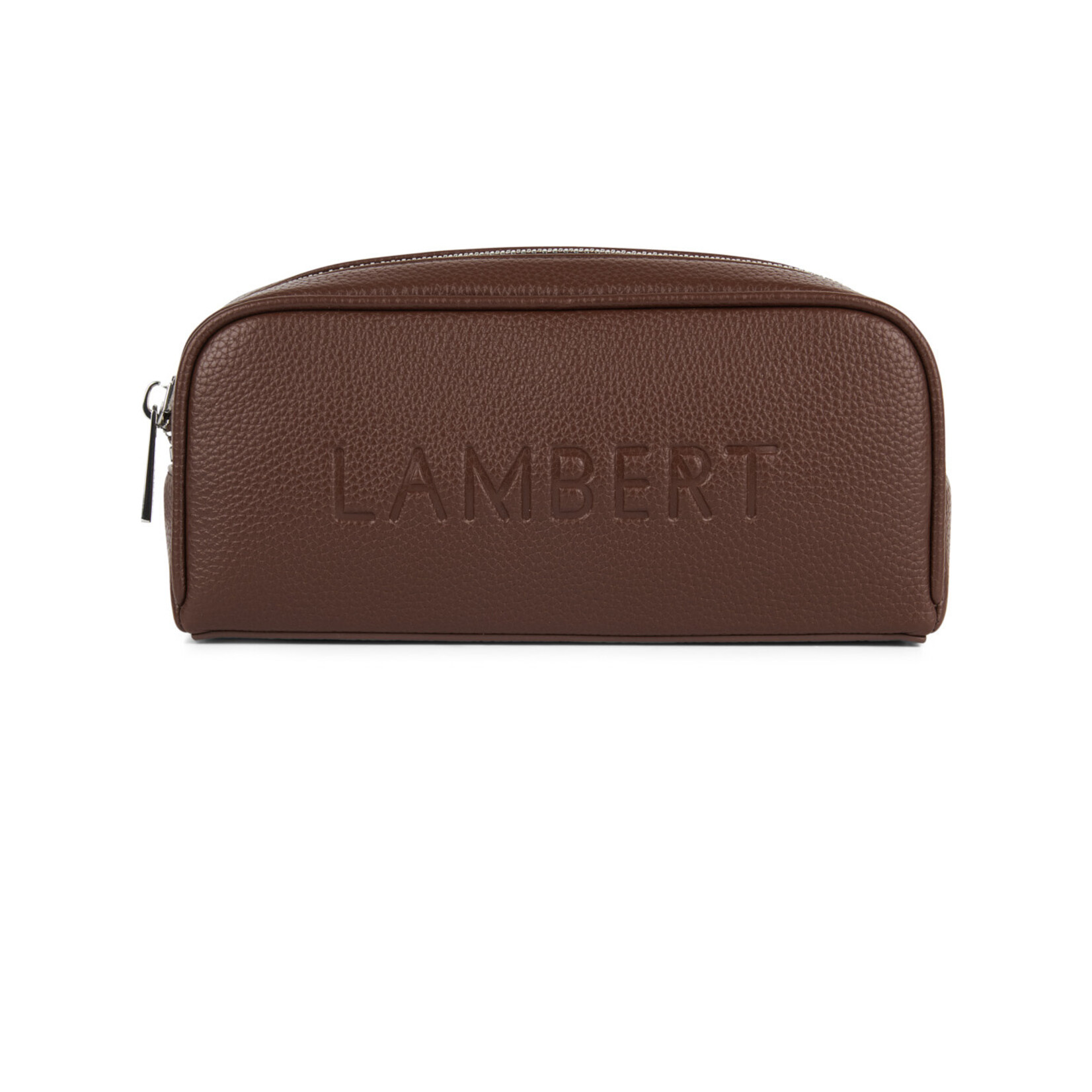 Lambert Le Brooke - Étui à crayons en cuir vegan - Chocolat