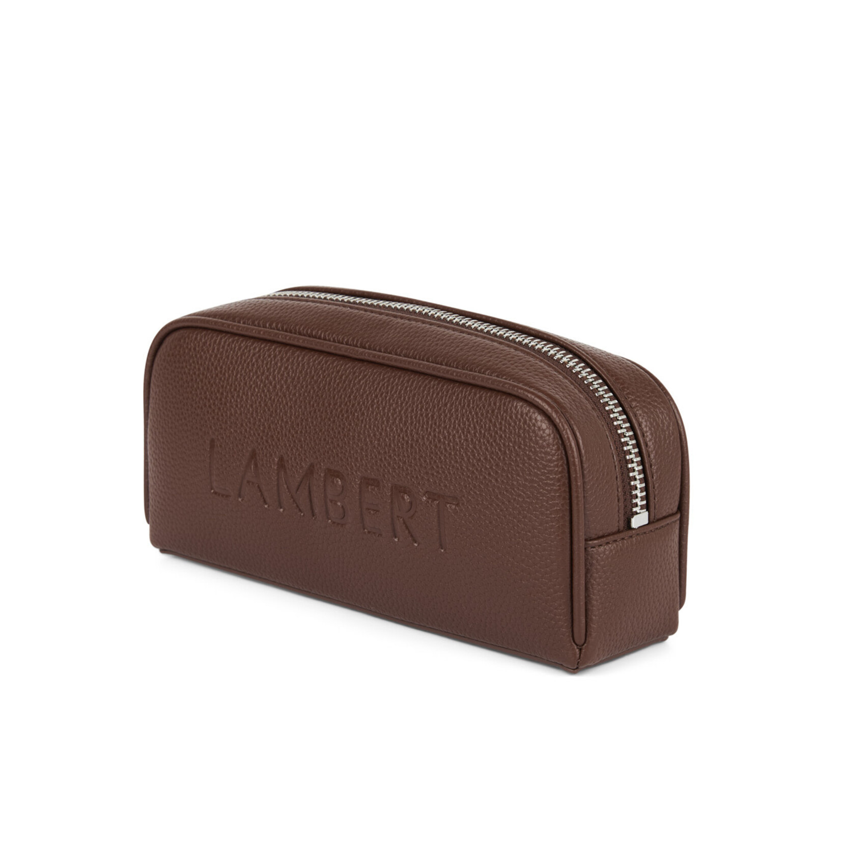 Lambert Le Brooke - Étui à crayons en cuir vegan - Chocolat