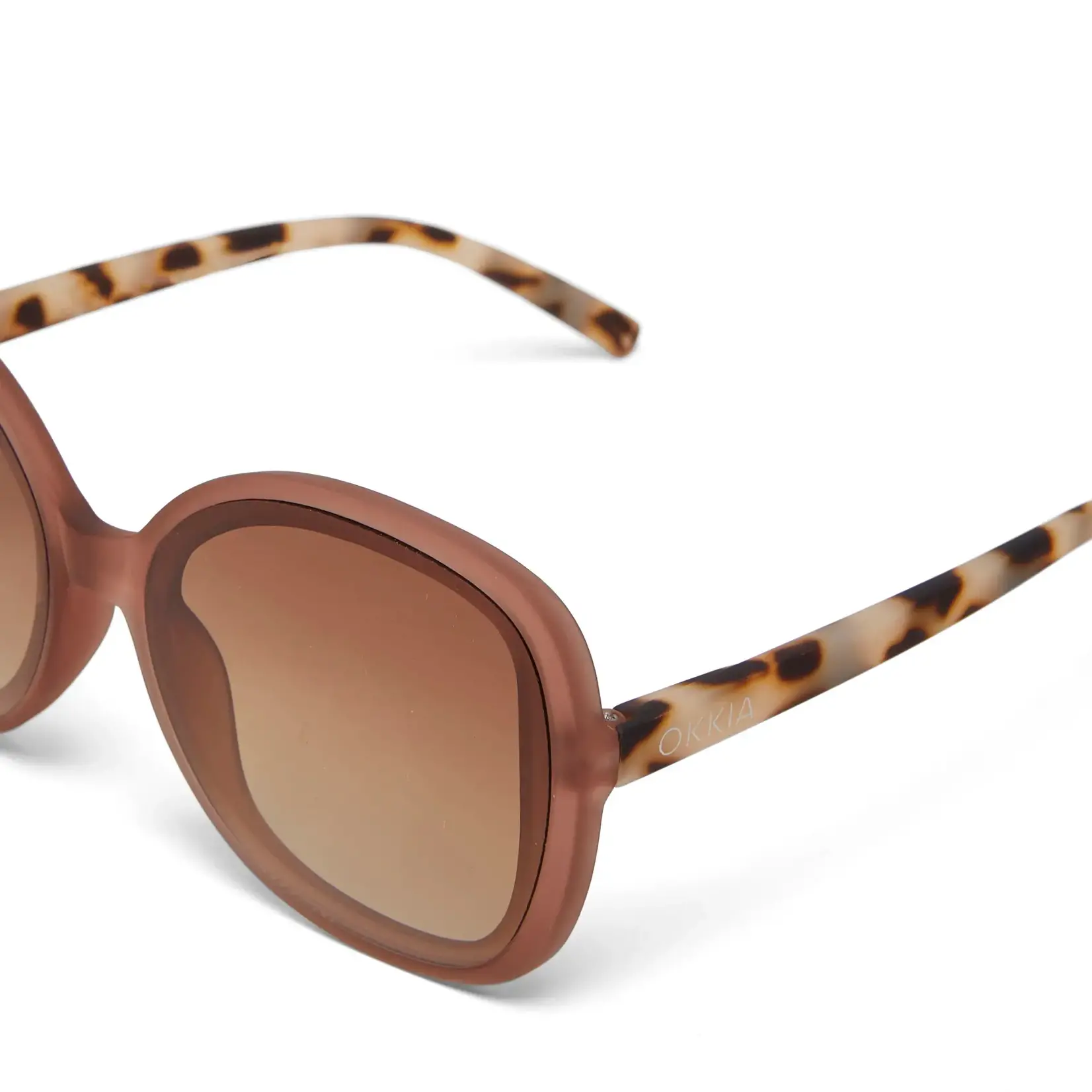 OKKIA Lunettes soleil Anna - Rose  Havana