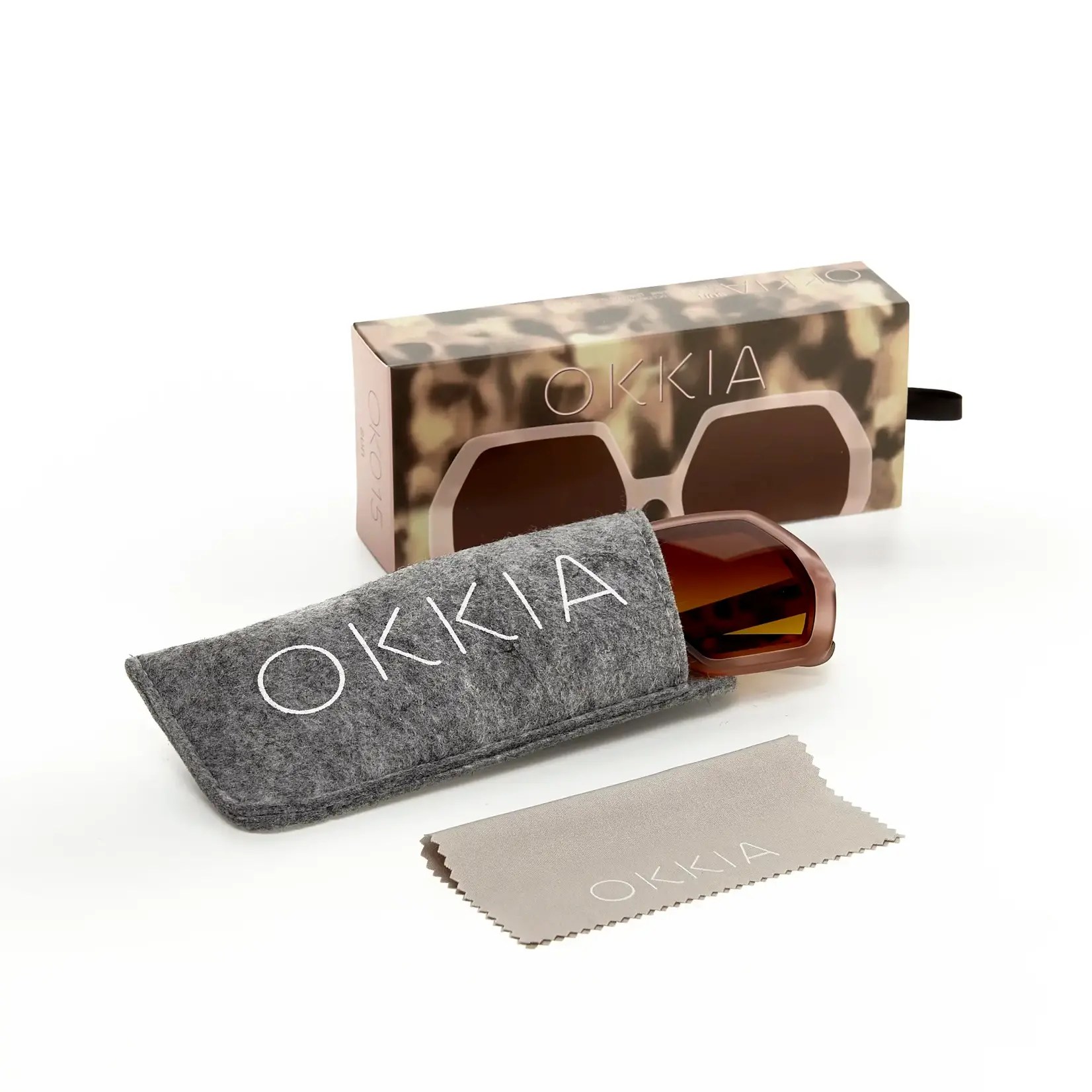 OKKIA Lunettes soleil Emma - Rose Havana