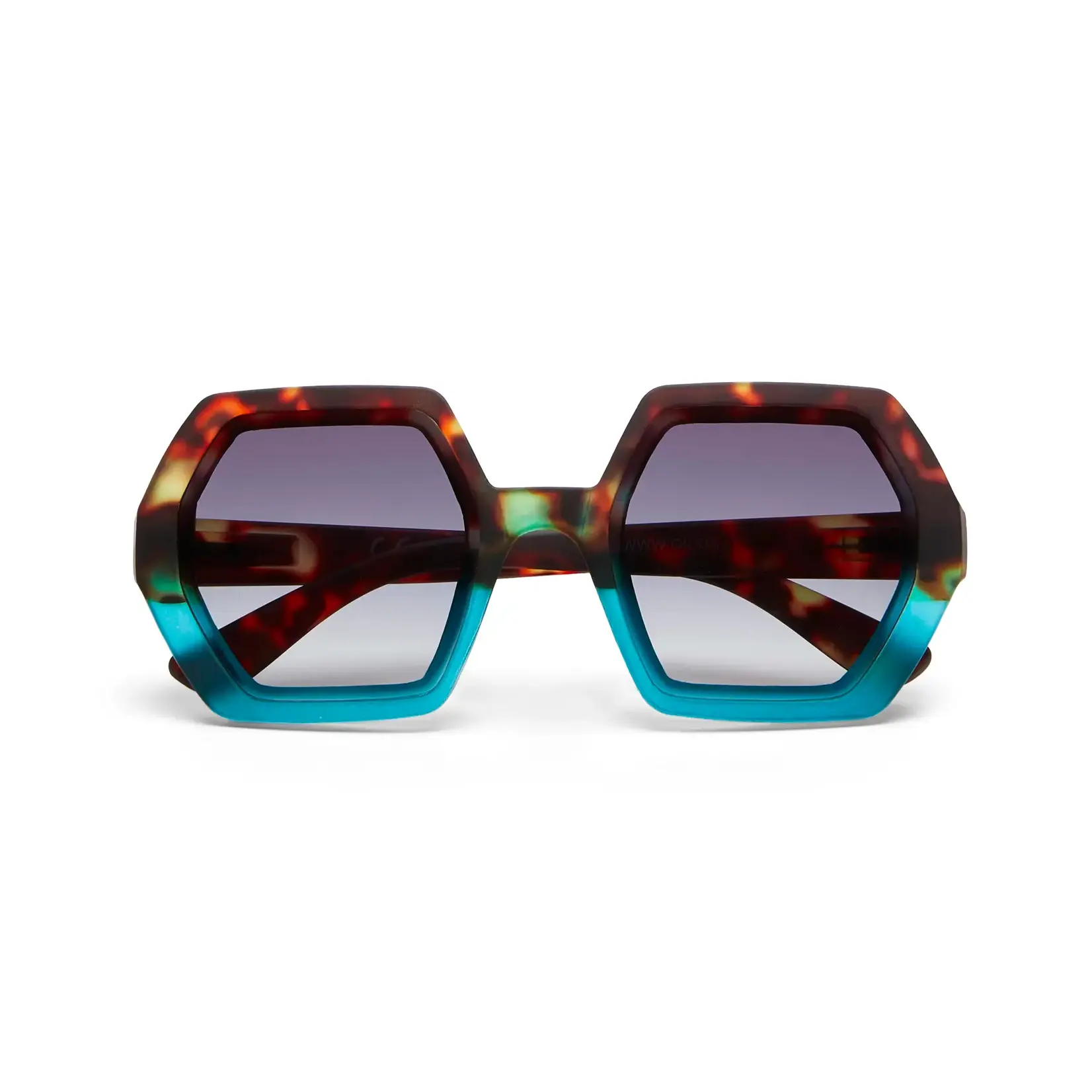 OKKIA Lunettes soleil Emma - Havana bleu