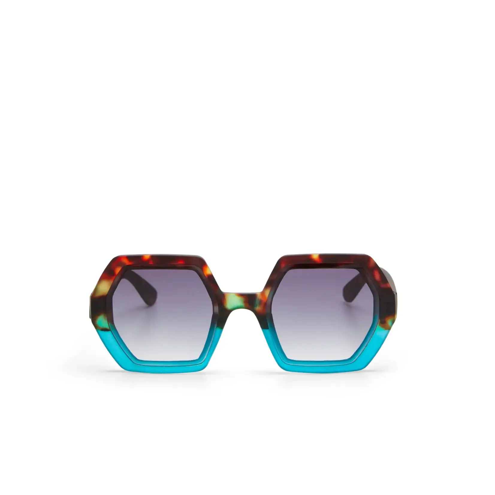 OKKIA Lunettes soleil Emma - Havana bleu