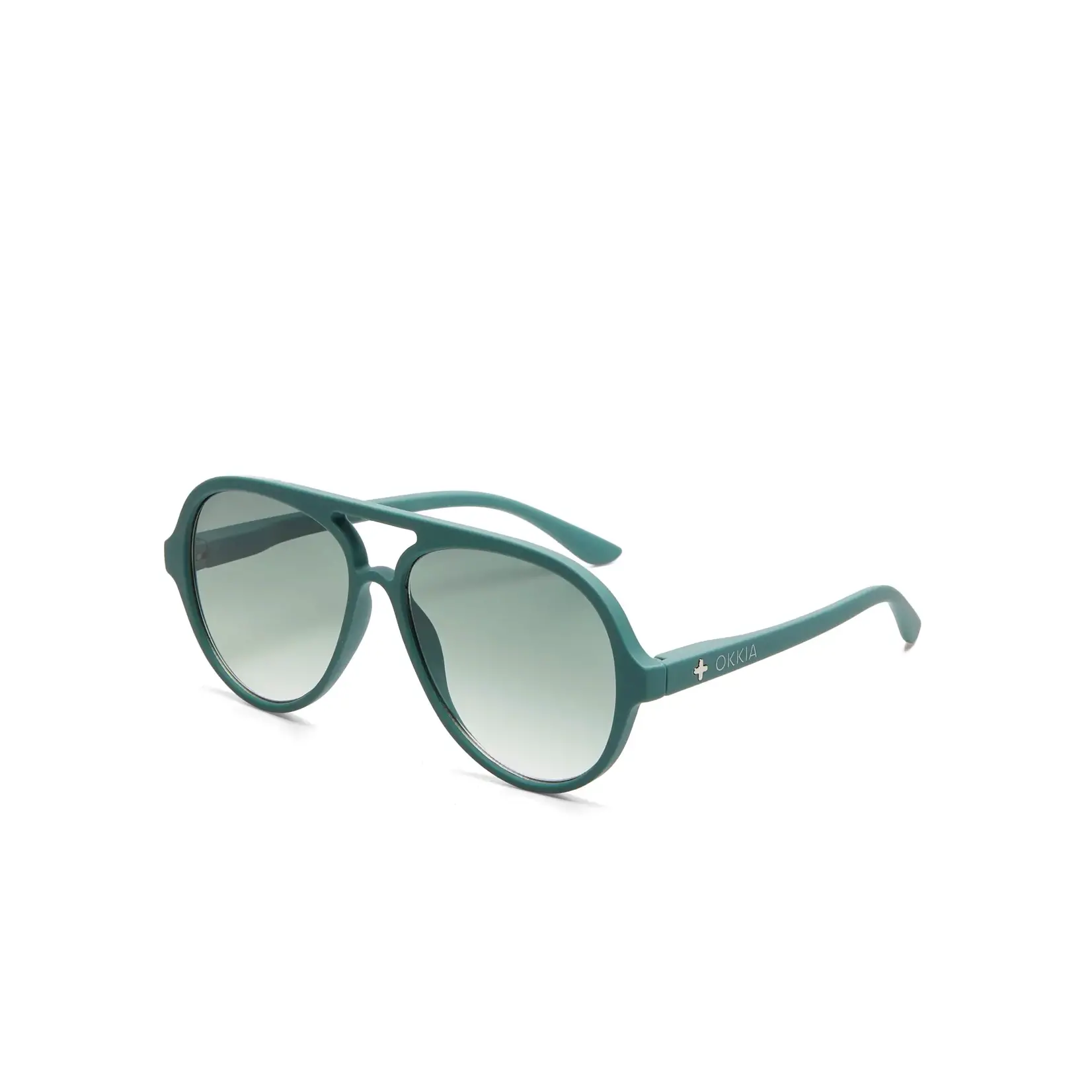 OKKIA Lunettes soleil unisexe-  Alessio  - Vert sauge