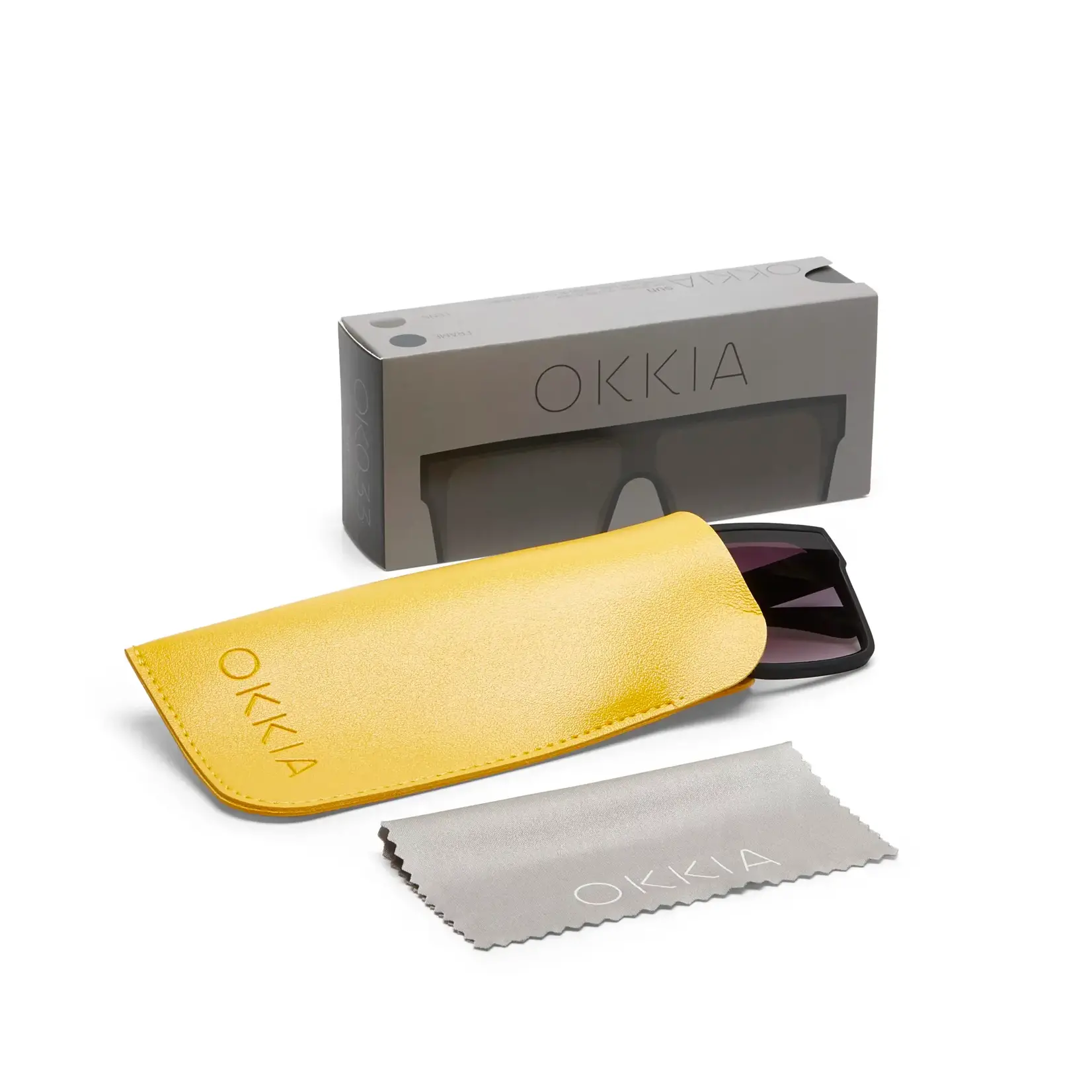 OKKIA Lunettes soleil unisexe  - Tokyo - Noire