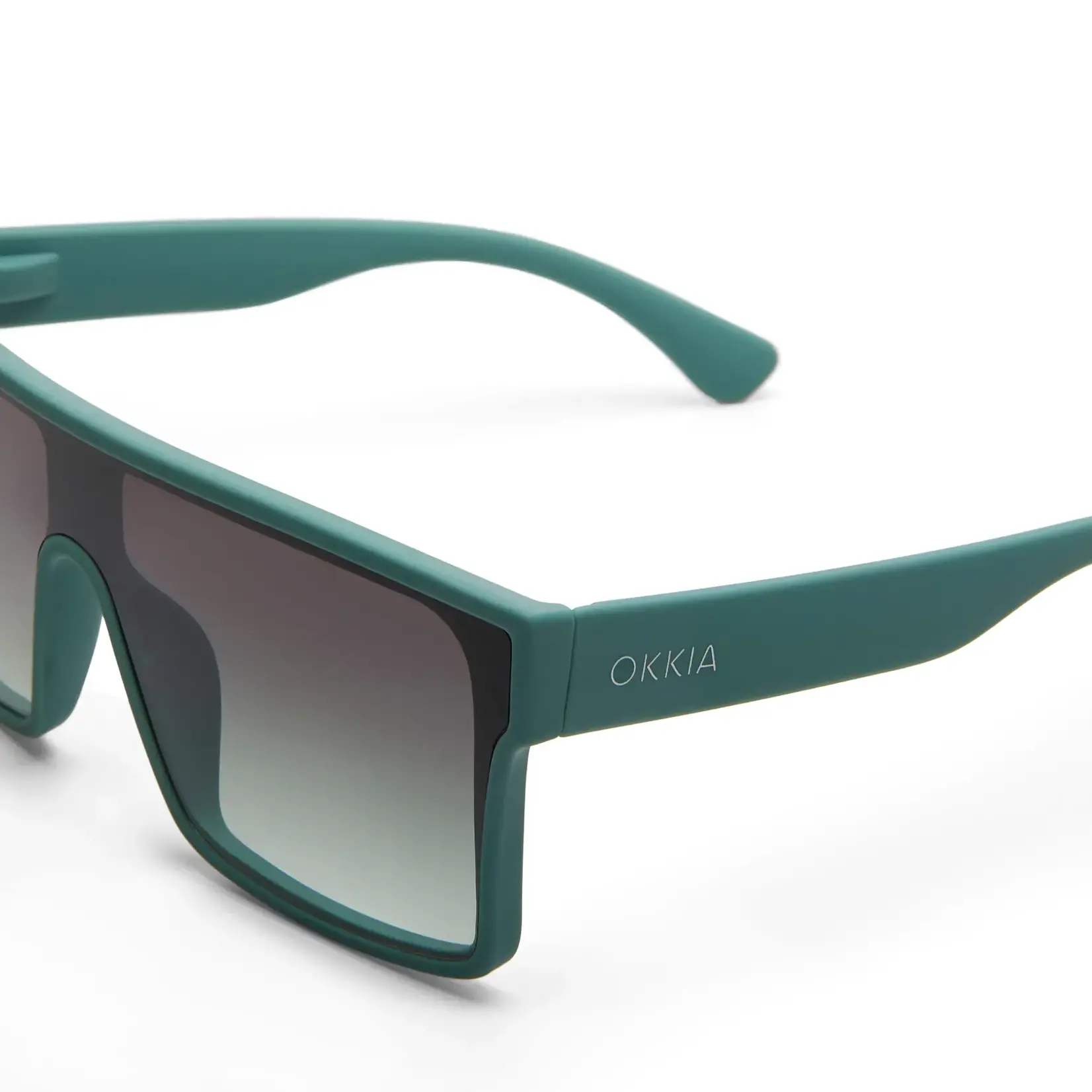 OKKIA Lunettes soleil unisexe- Tokyo - Vert sauge