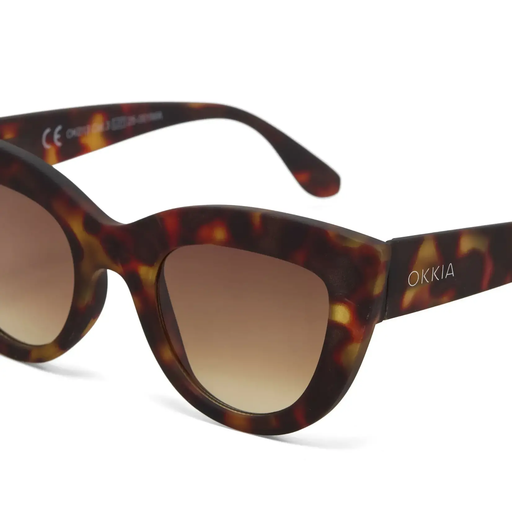 OKKIA Lunettes soleil Claudia - Classique Havana