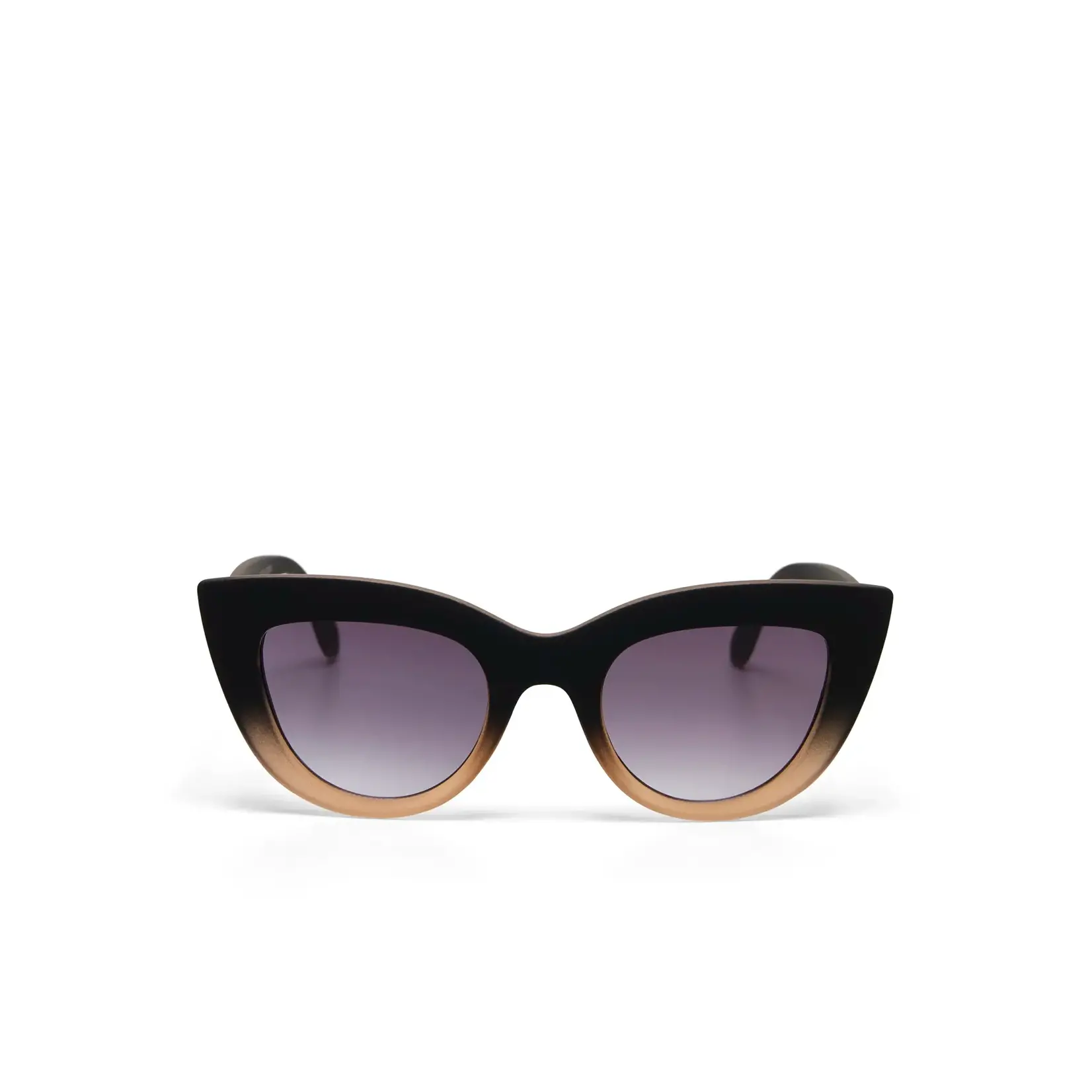 OKKIA Lunettes soleil Claudia - Noire dégradée rose