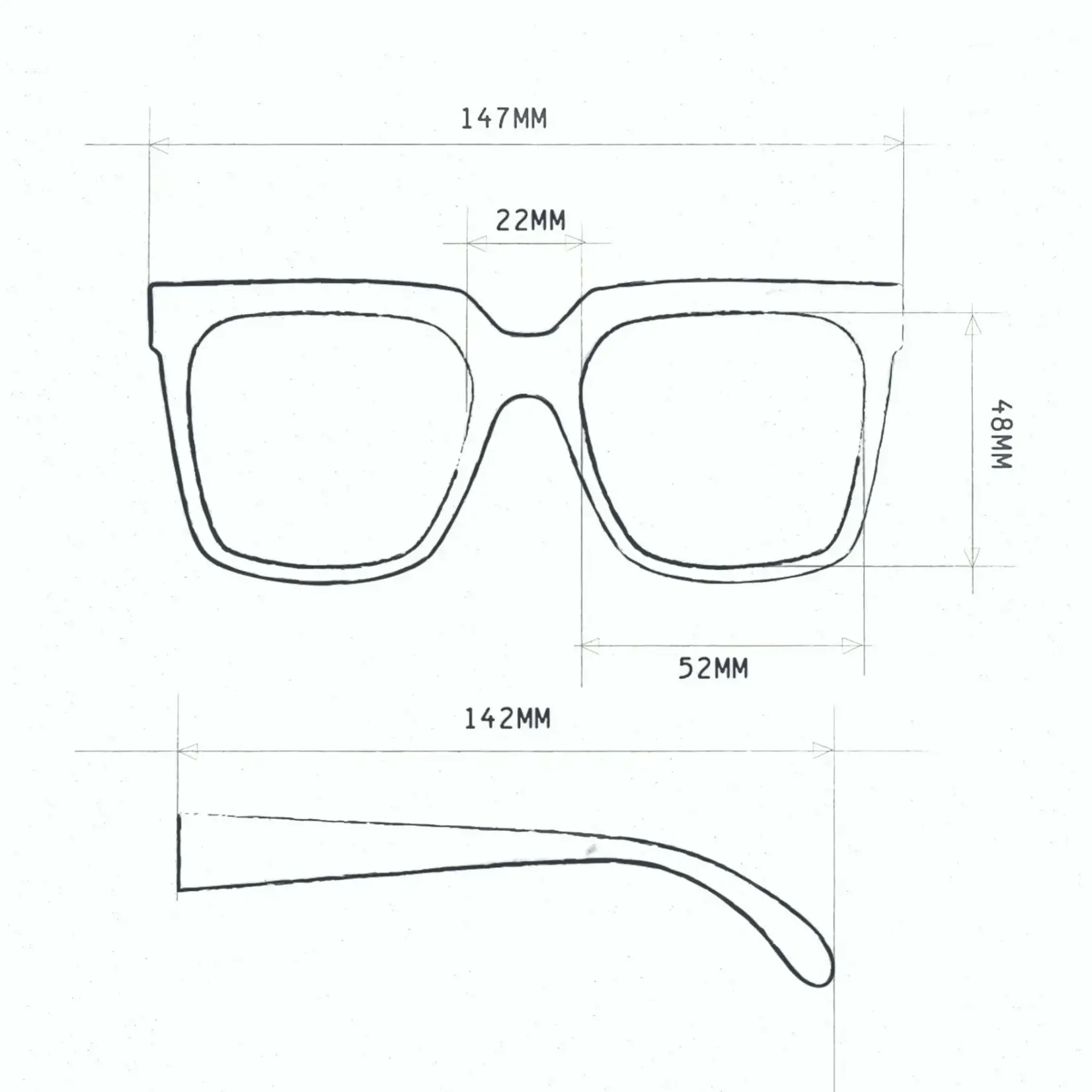 OKKIA Lunettes soleil unisexe Roma - Noire