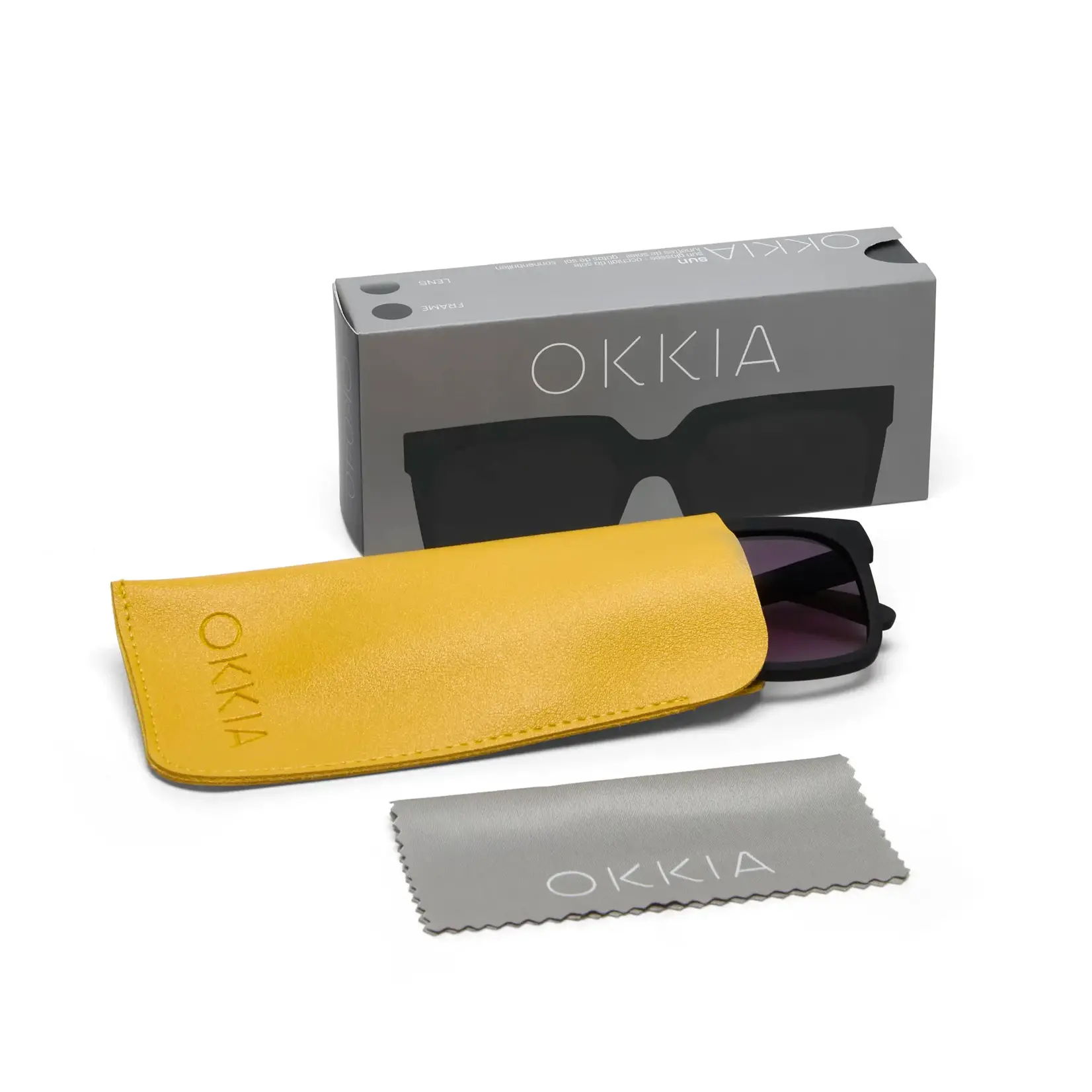 OKKIA Lunettes soleil unisexe Roma - Noire