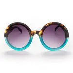 OKKIA Lunettes  soleil Monica Havana bleu