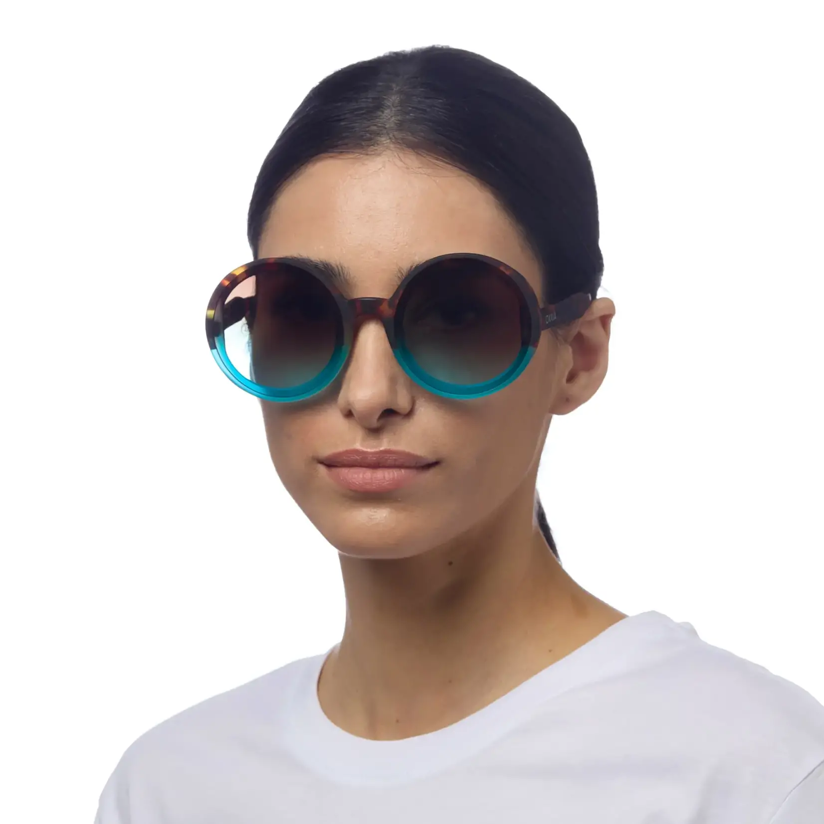 OKKIA Lunettes  soleil Monica Havana bleu