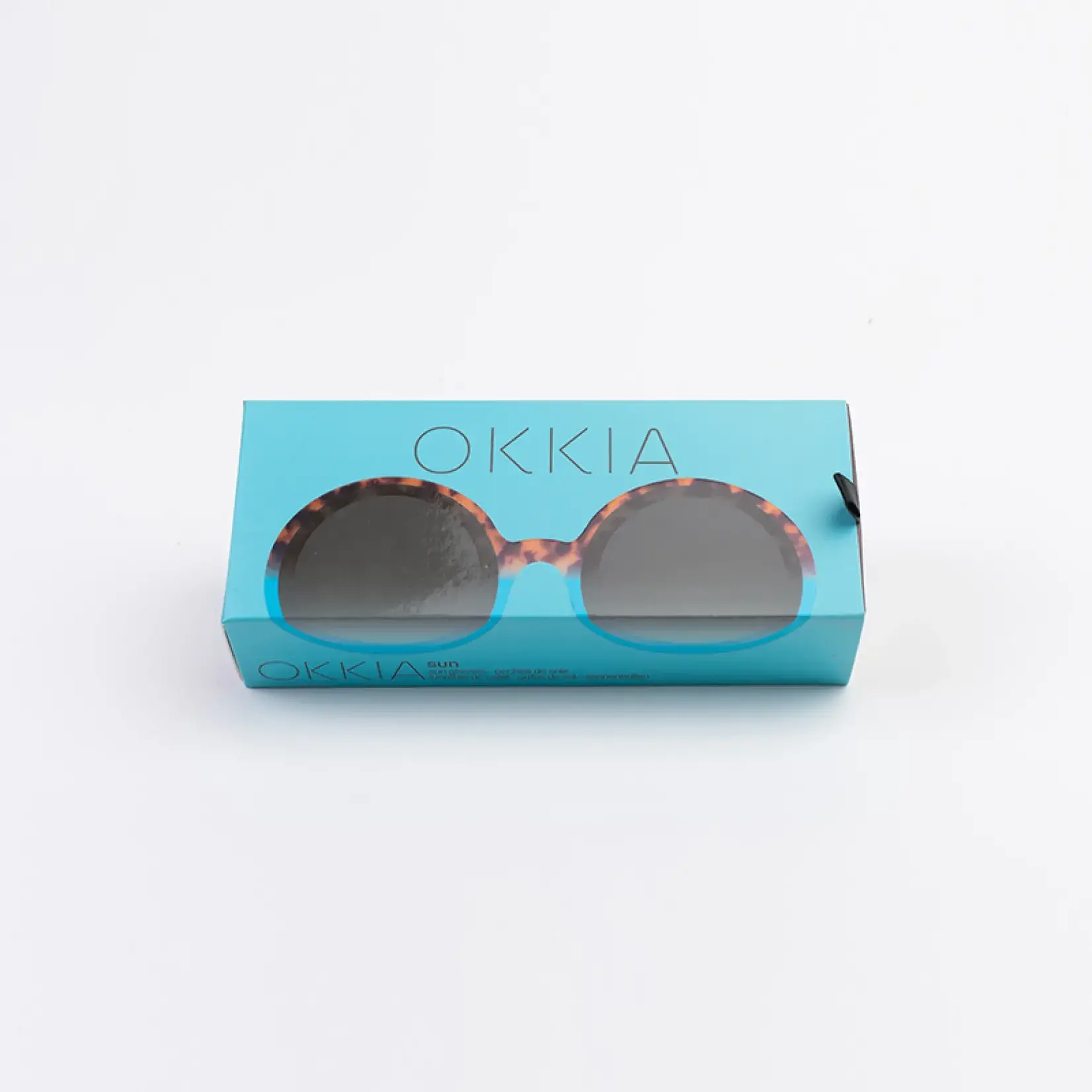 OKKIA Lunettes  soleil Monica Havana bleu