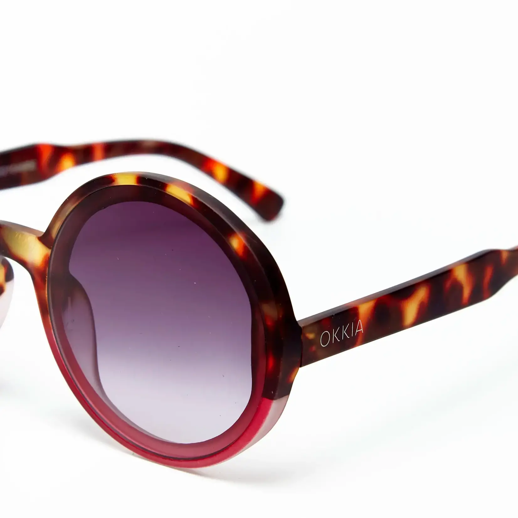 OKKIA Lunettes soleil Monica - Havana rose