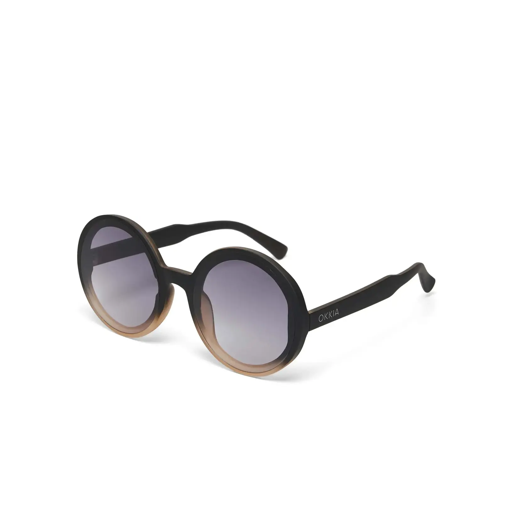 OKKIA Lunettes soleil Monica - Noire dégradée rose