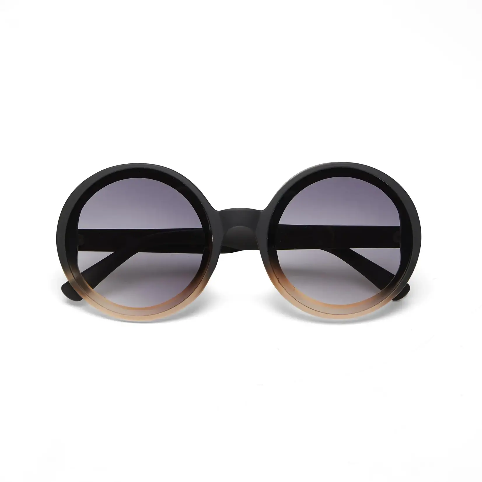 OKKIA Lunettes soleil Monica - Noire dégradée rose