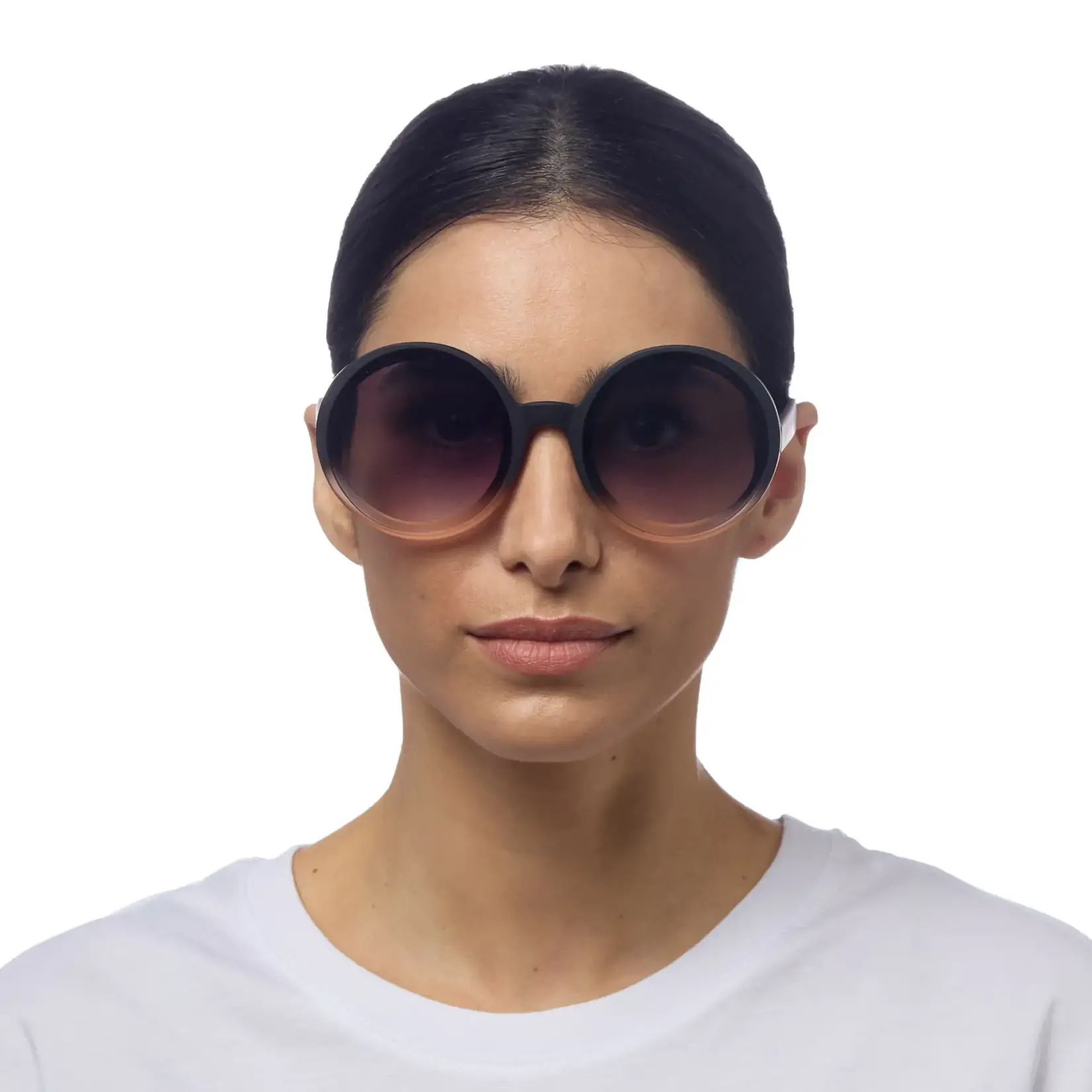 OKKIA Lunettes soleil Monica - Noire dégradée rose