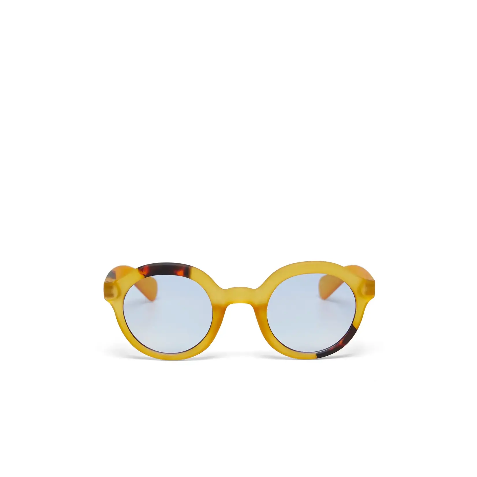 OKKIA Lunettes soleil unisexe - Lauro - Jaune avec 3 pois