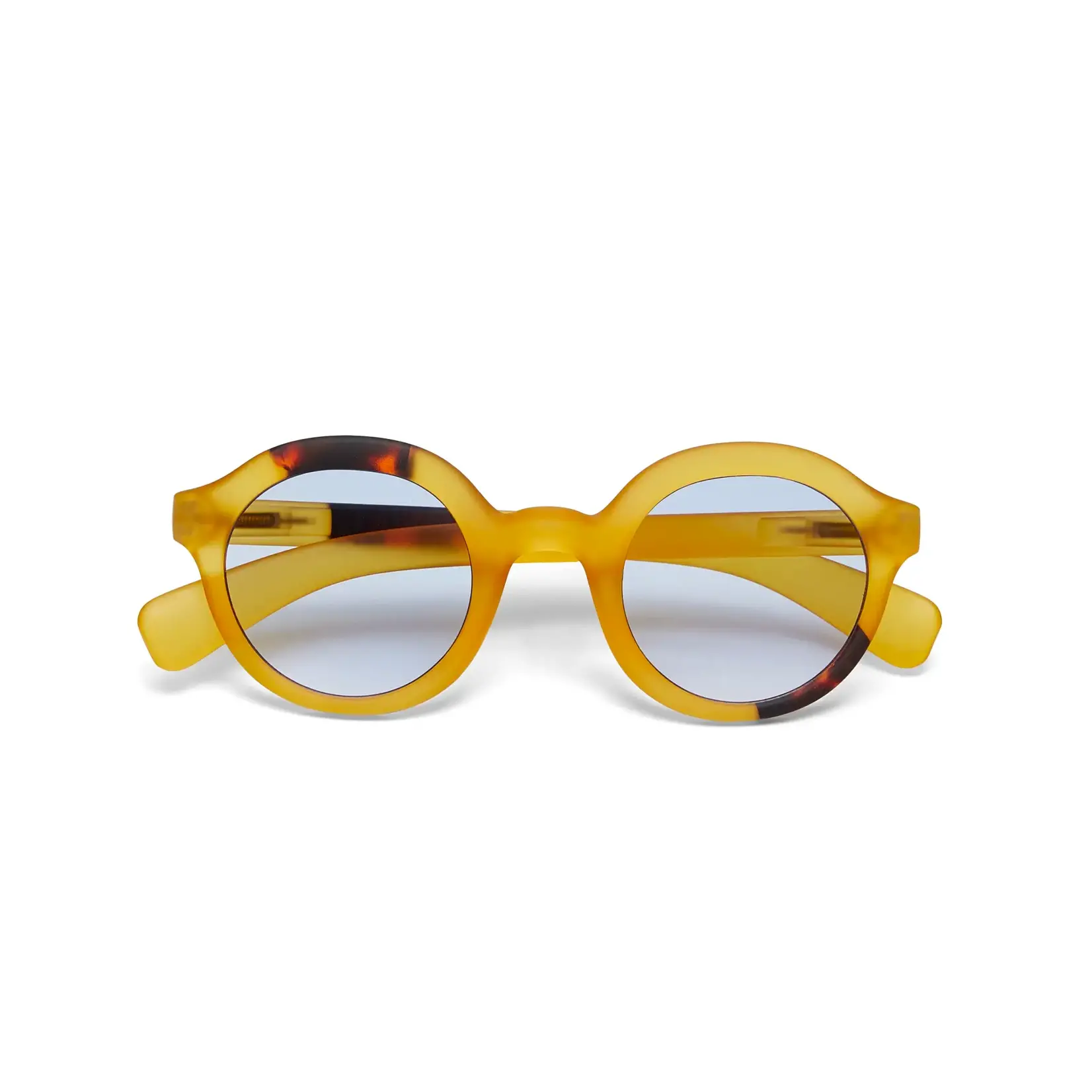 OKKIA Lunettes soleil unisexe - Lauro - Jaune avec 3 pois