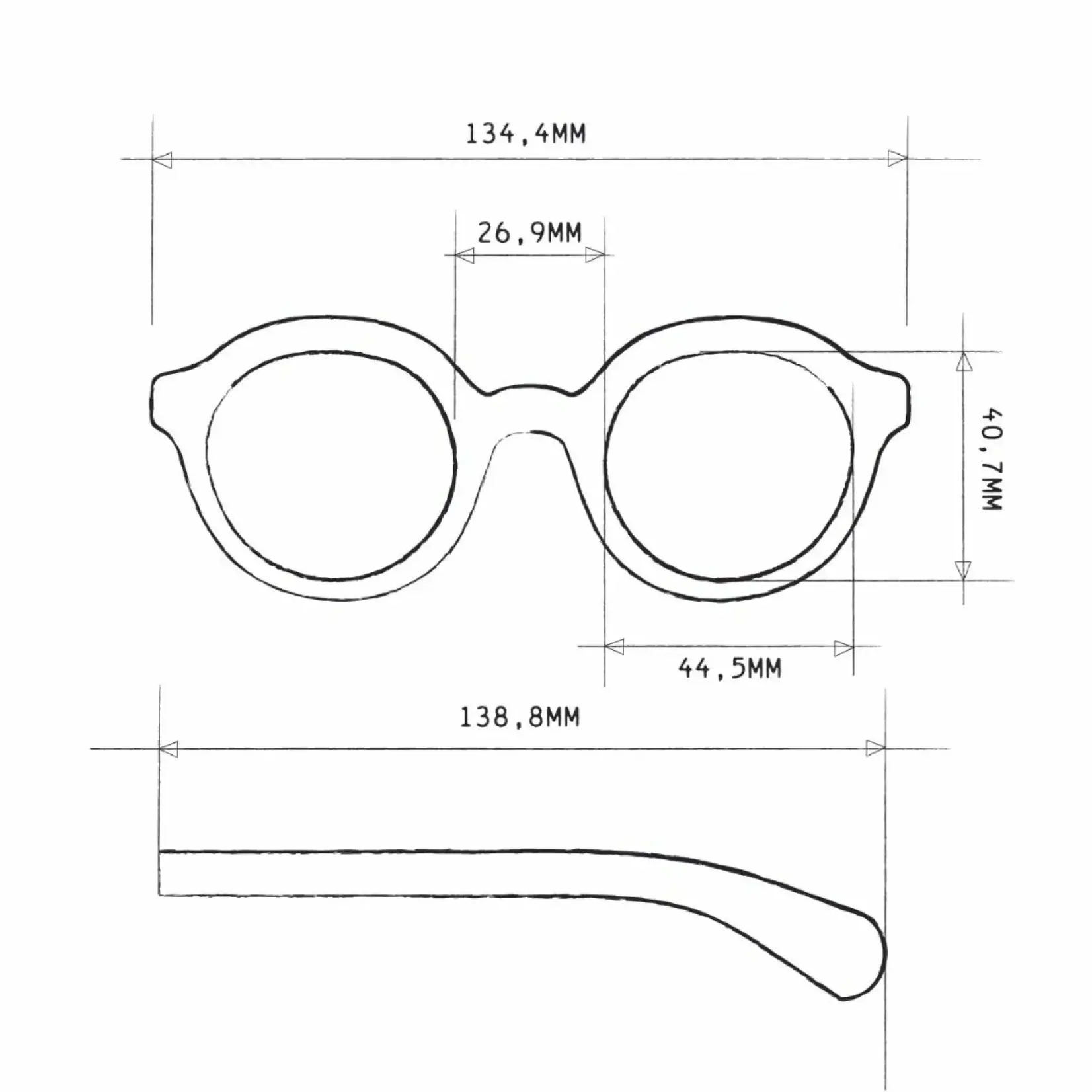 OKKIA Lunettes soleil Lauro - Vert sauge