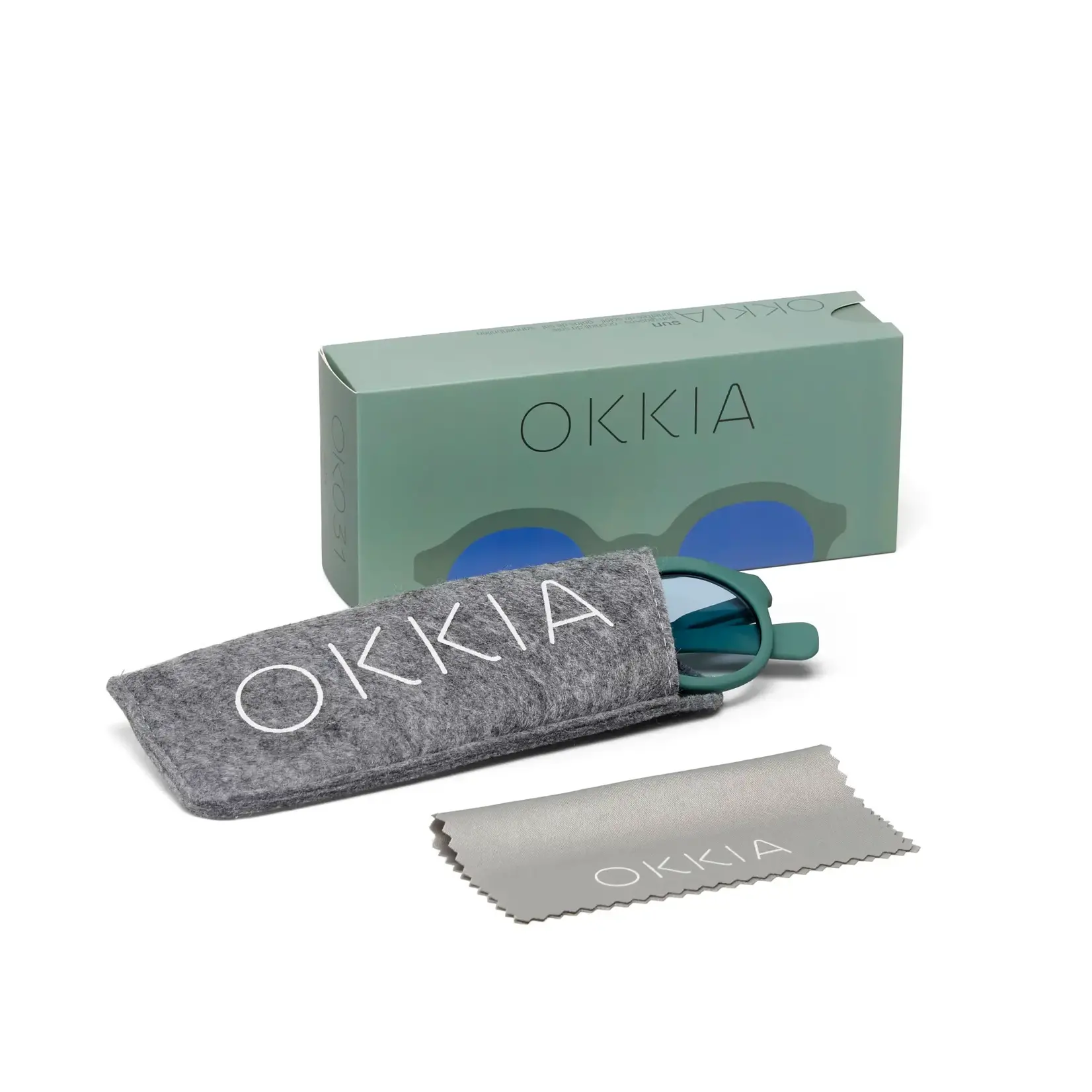 OKKIA Lunettes soleil Lauro - Vert sauge