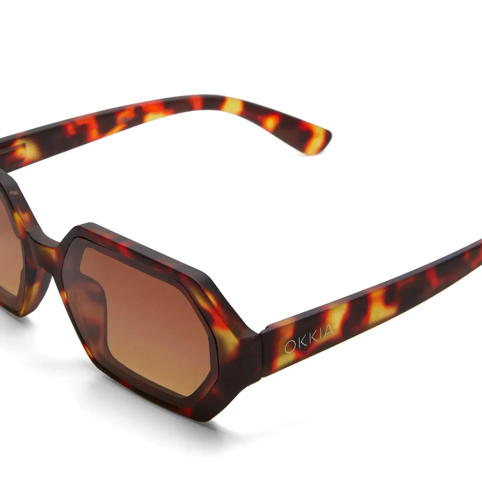 OKKIA Lunettes soleil Andrea - Classique Havana