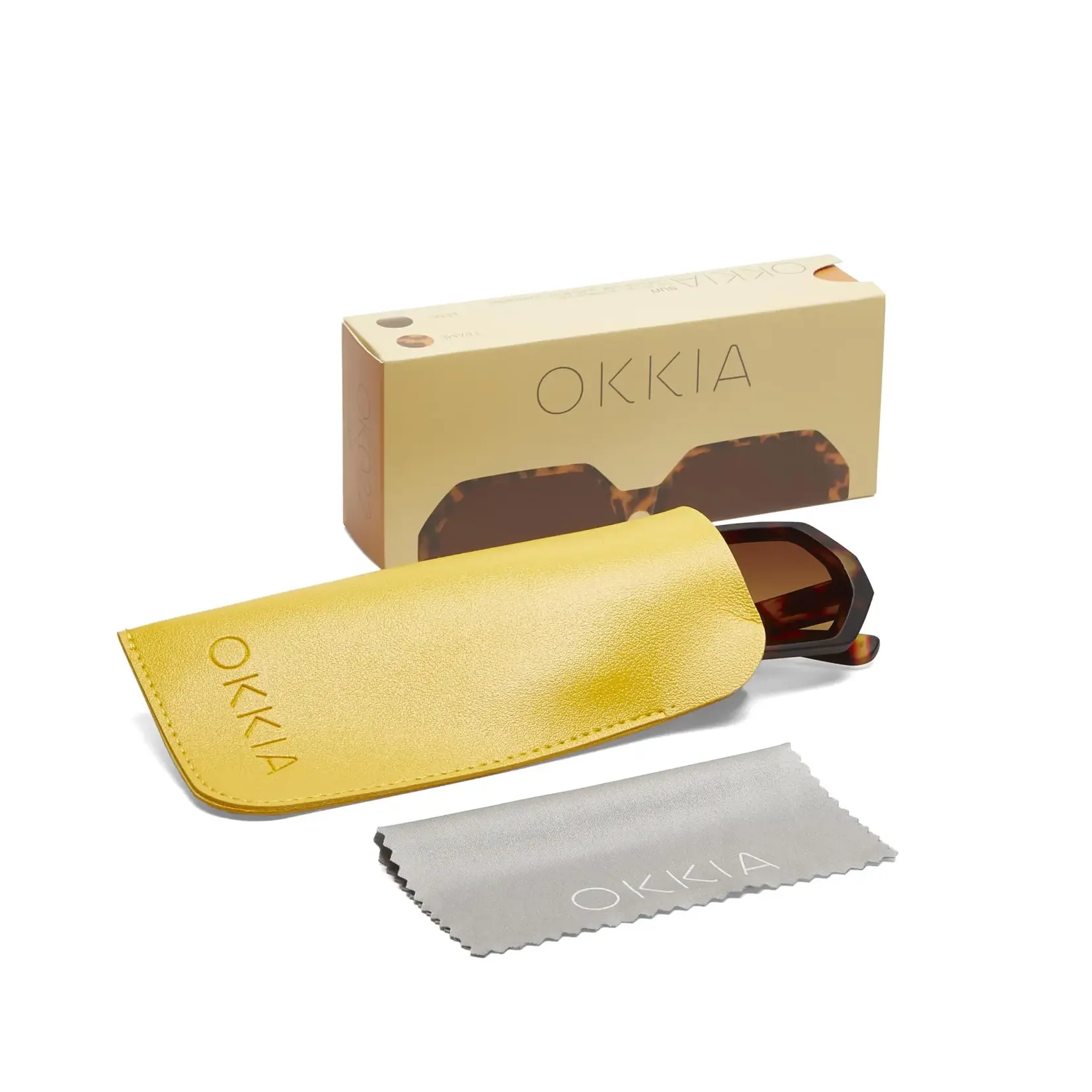 OKKIA Lunettes soleil Andrea - Classique Havana