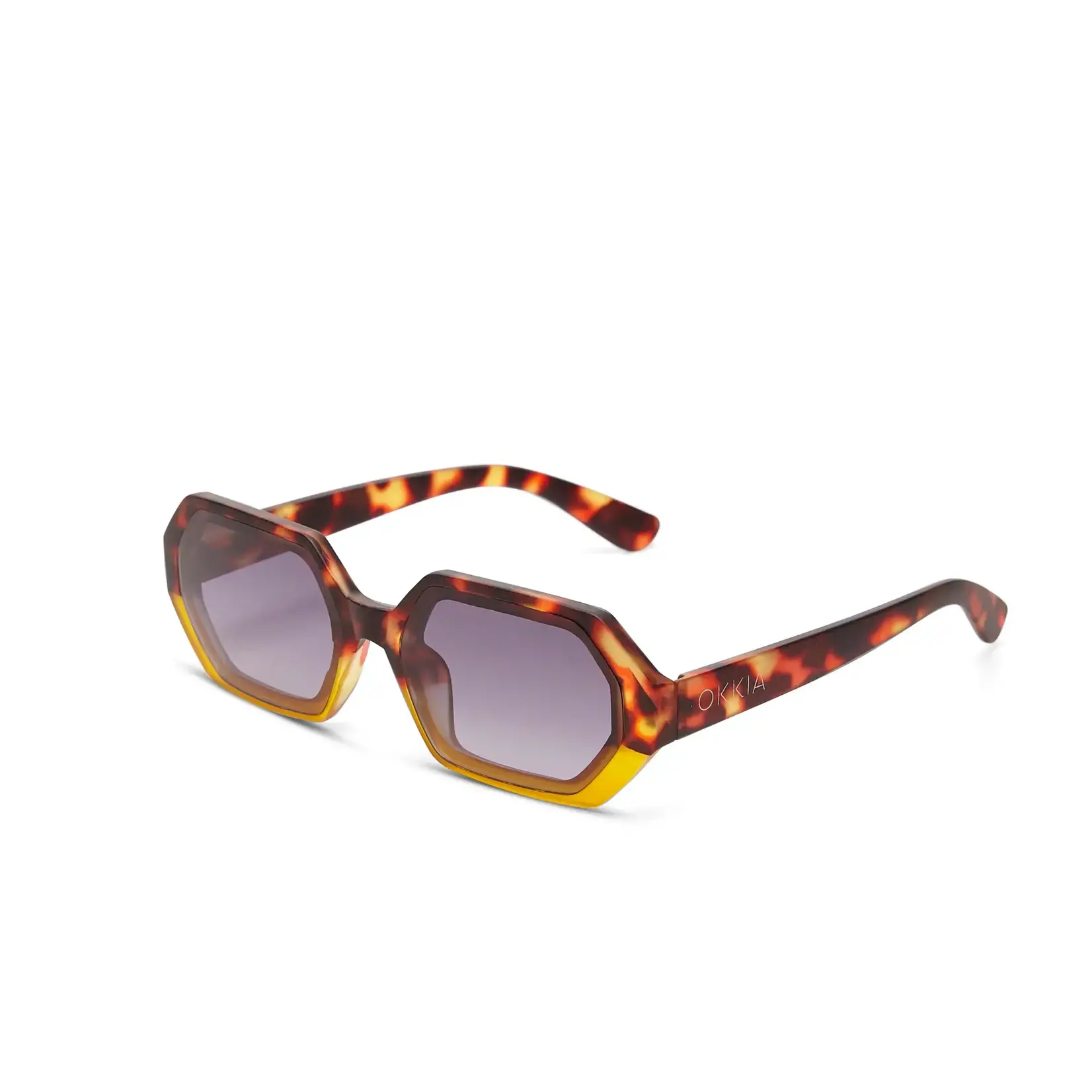 OKKIA Lunettes soleil Havana - Jaune