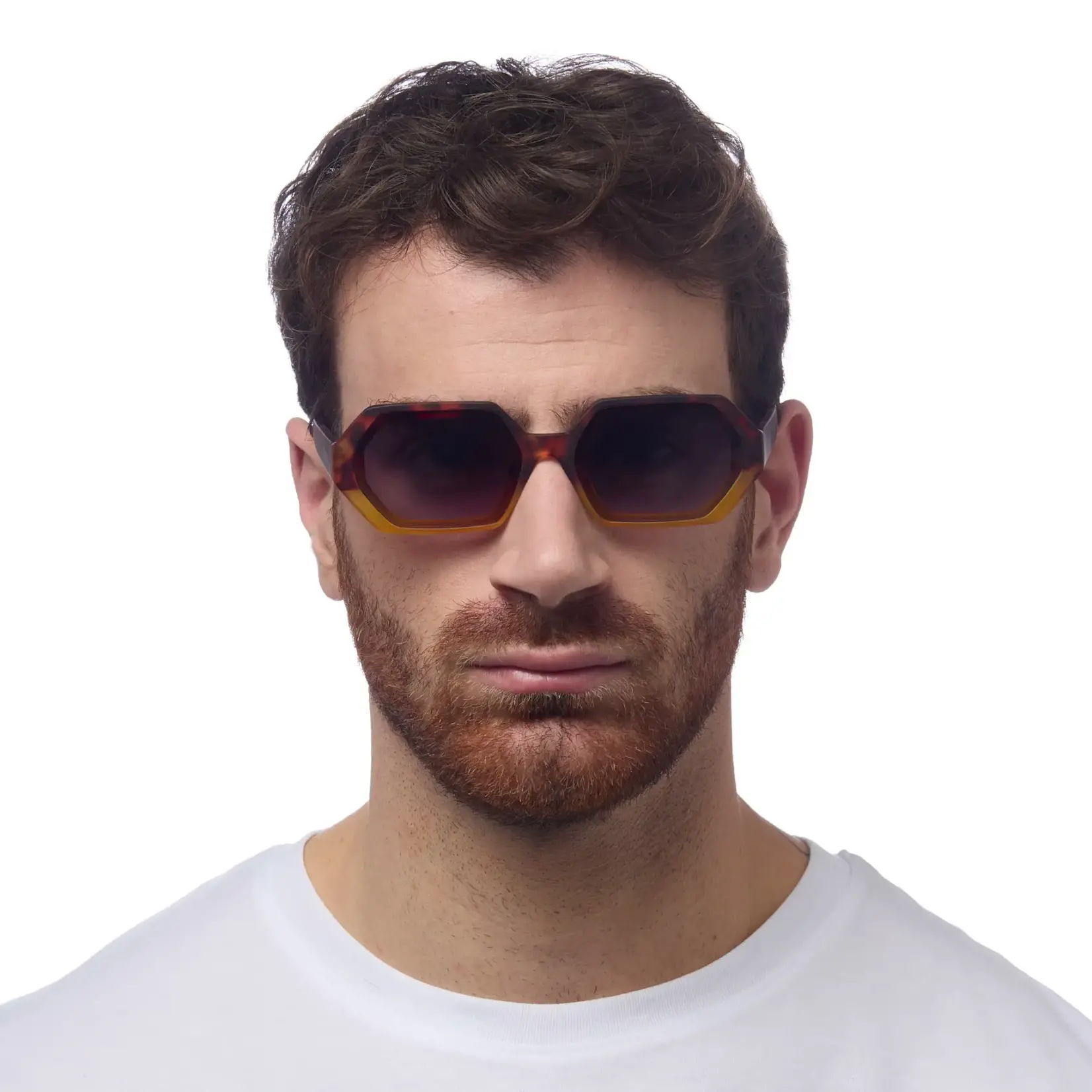 OKKIA Lunettes soleil Havana - Jaune