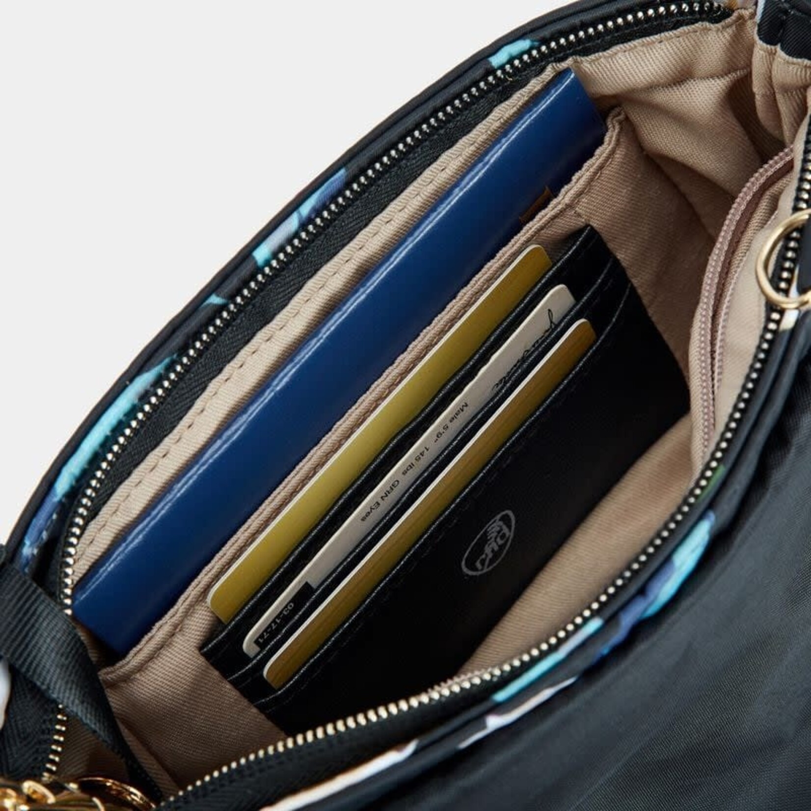 Travelon Sac à bandoulière convertible antivol Addison - Fleuri