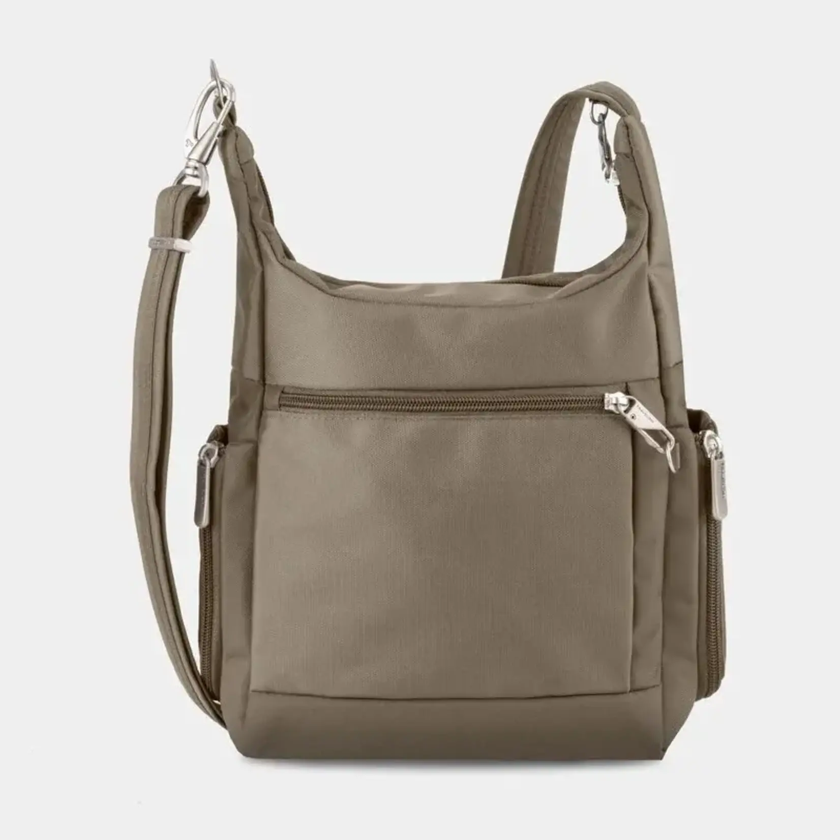 Travelon Sac messager classique antivol - Muscade