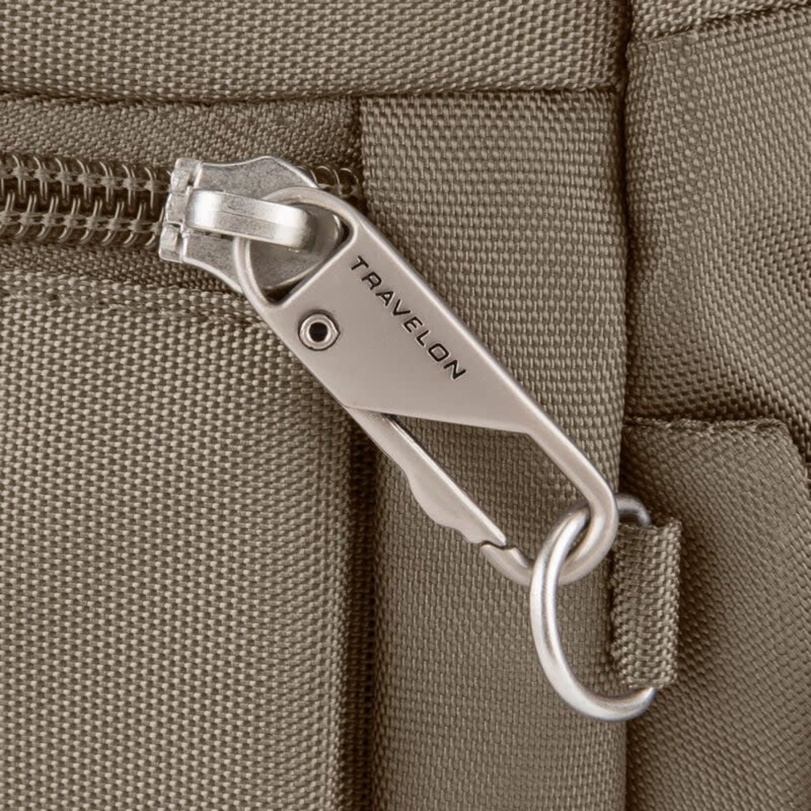 Travelon Sac messager classique antivol - Muscade