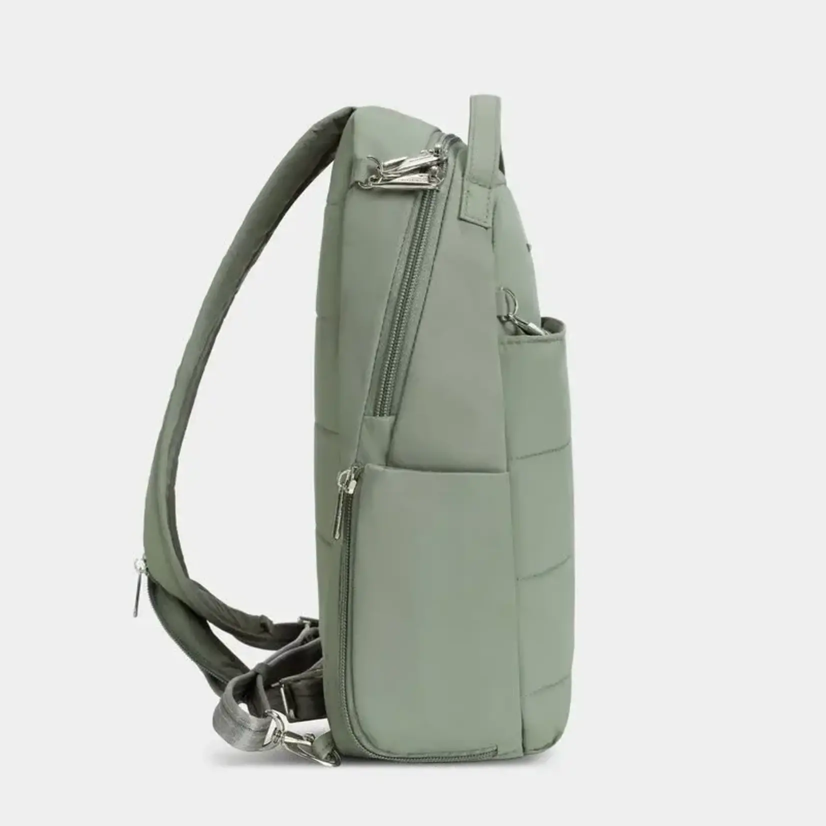 Travelon Sac à dos/sac bandoulière antivol Roam convertible - Moss