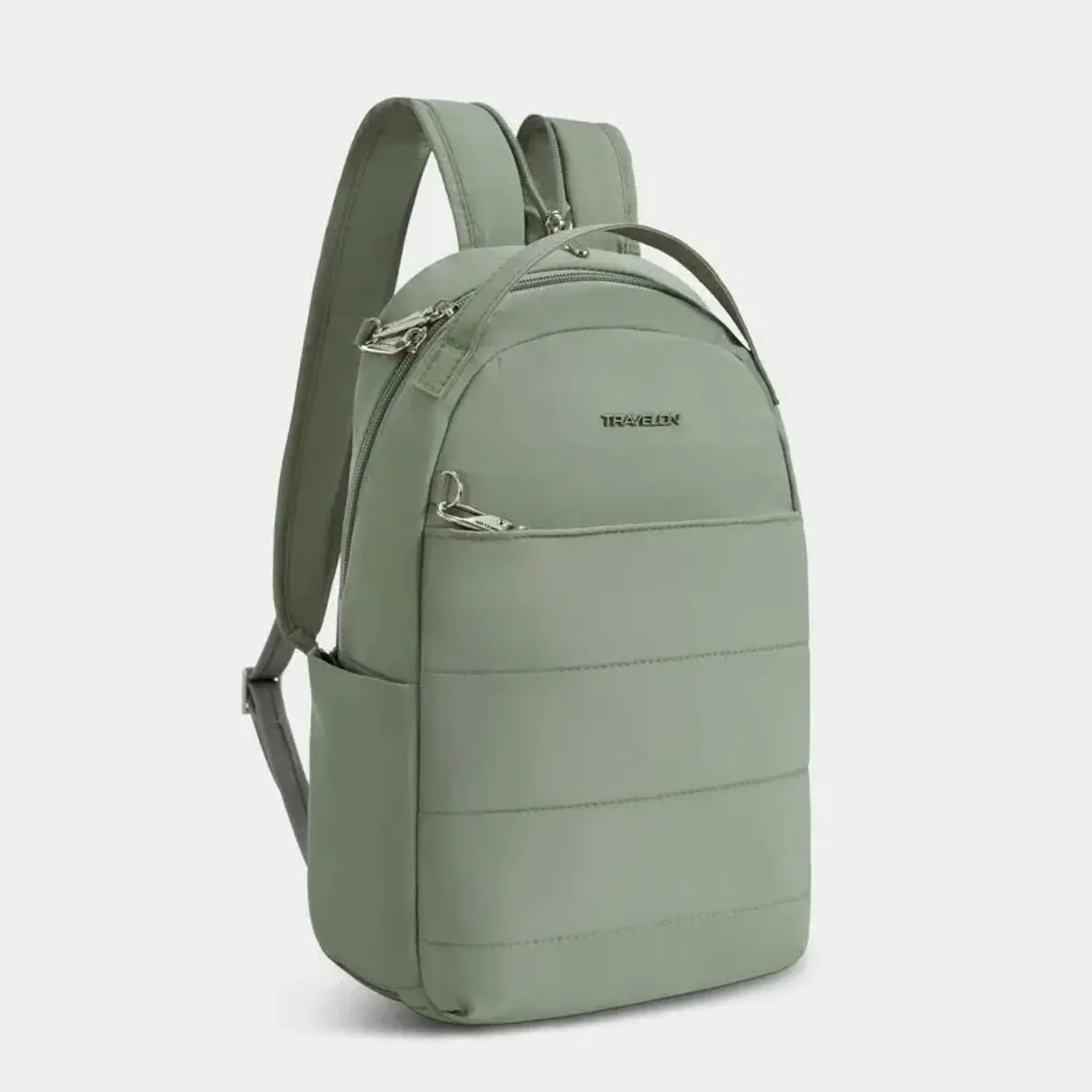 Travelon Sac à dos/sac bandoulière antivol Roam convertible - Moss