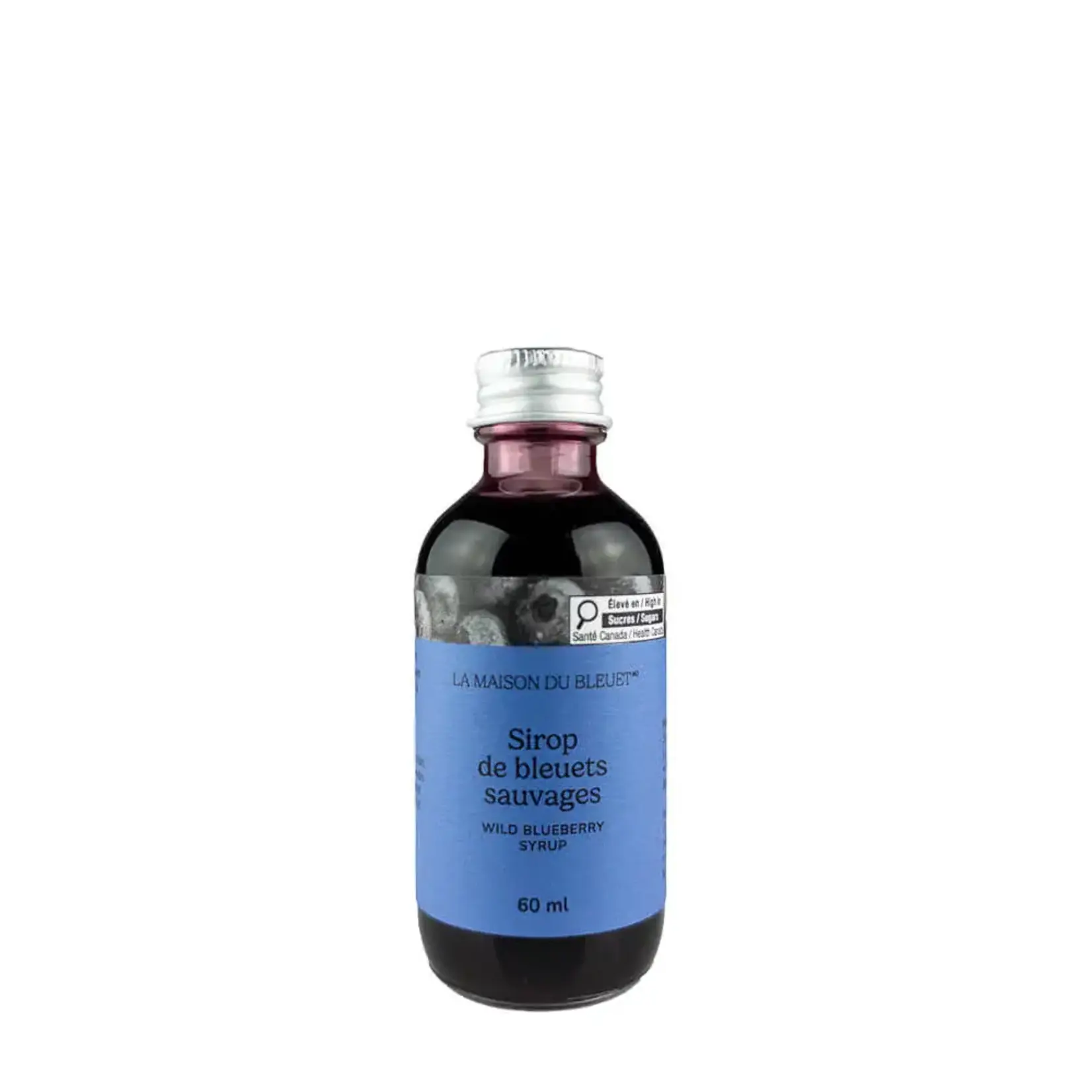 La maison du bleuet Sirop de bleuets sauvages 60ml