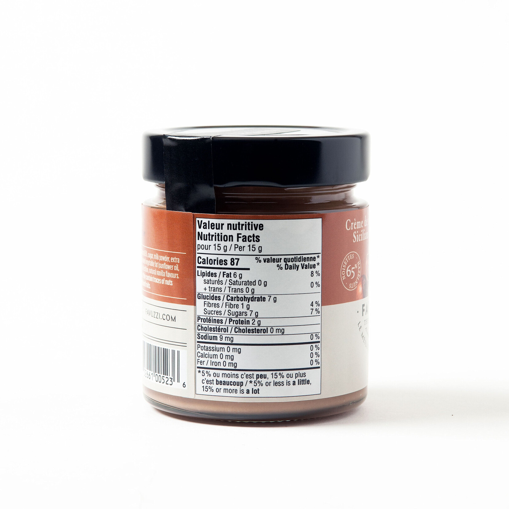 Favuzzi Crème de noisettes de Sicile