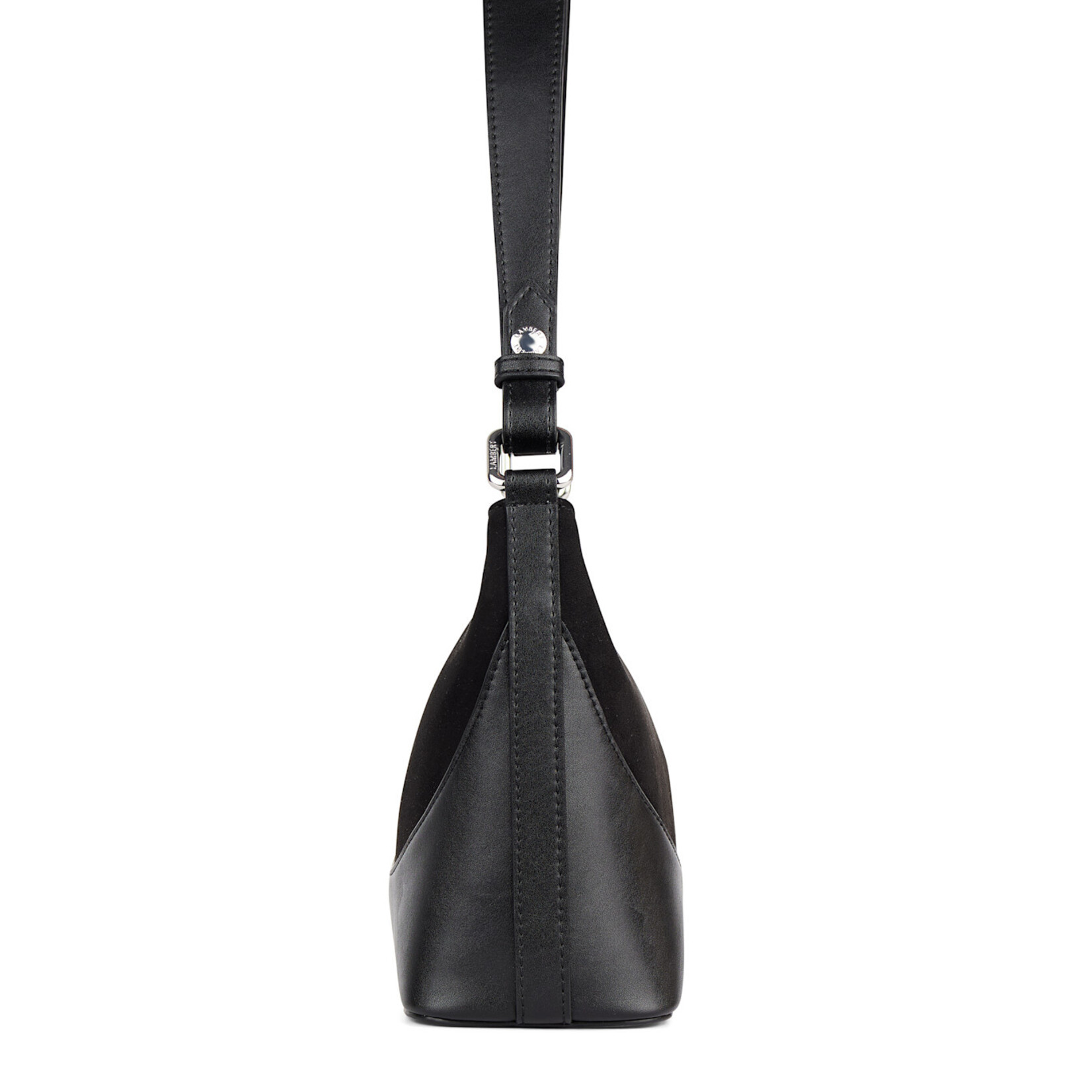 Lambert Le Clover - Sac à main 2-en-1 en suède - Noir