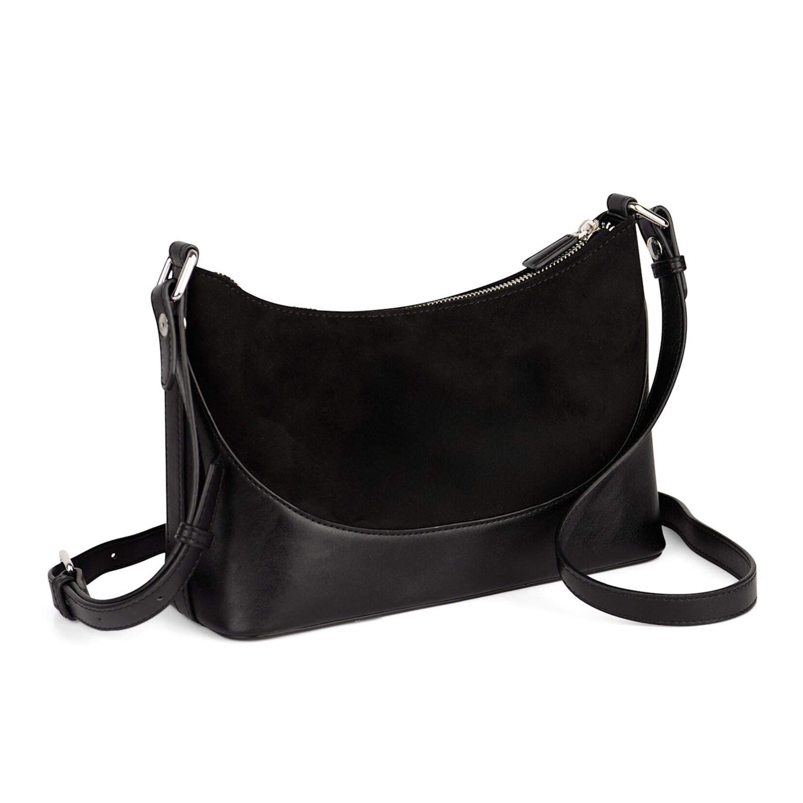 Lambert Le Clover - Sac à main 2-en-1 en suède - Noir