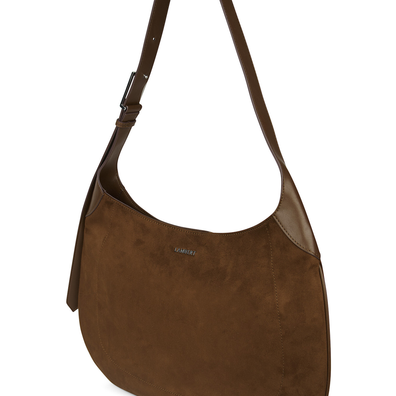 Lambert Le Blair - Sac à main en suède - Cacao