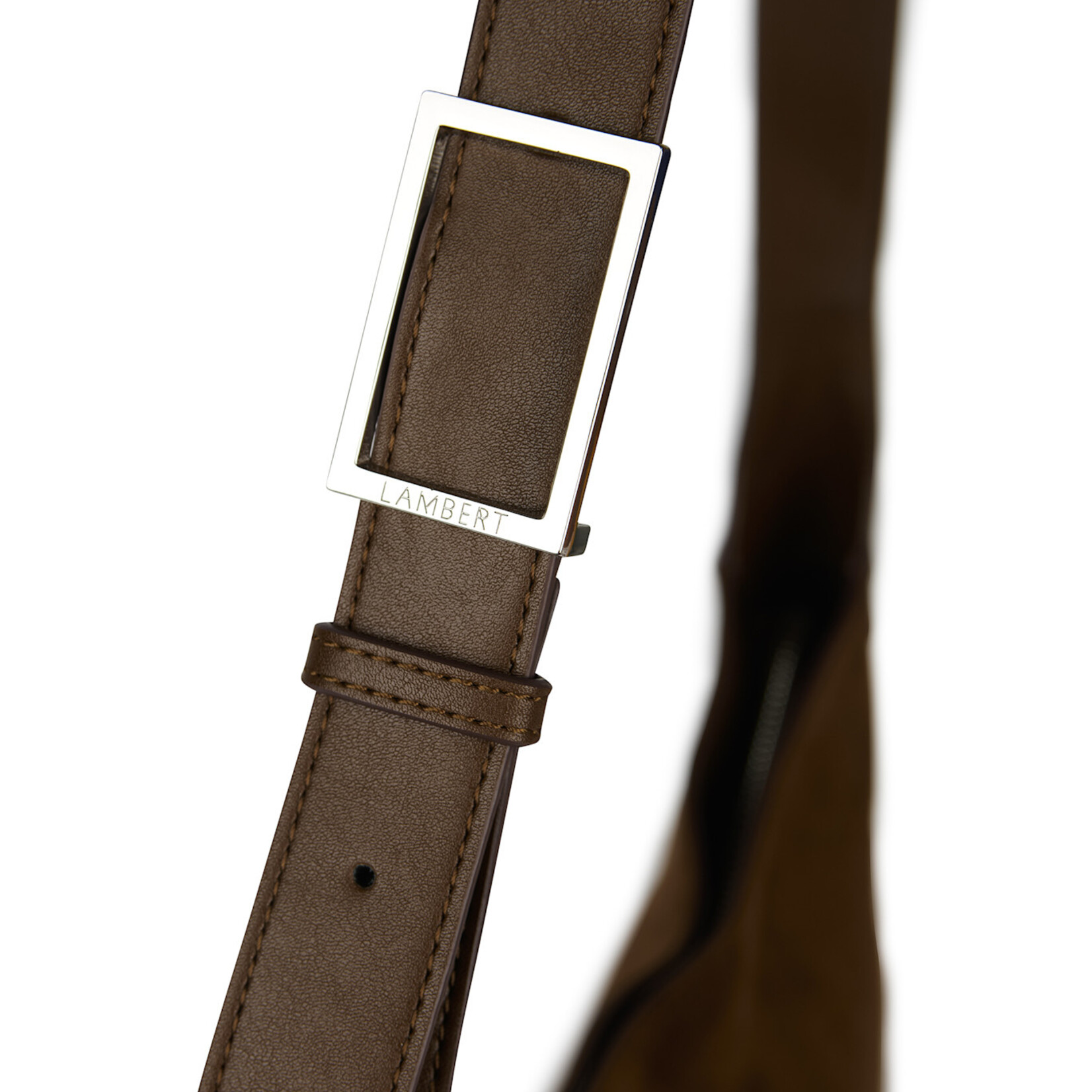 Lambert Le Blair - Sac à main en suède - Cacao