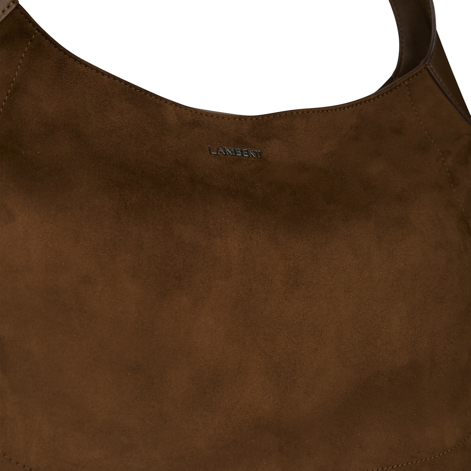 Lambert Le Blair - Sac à main en suède - Cacao