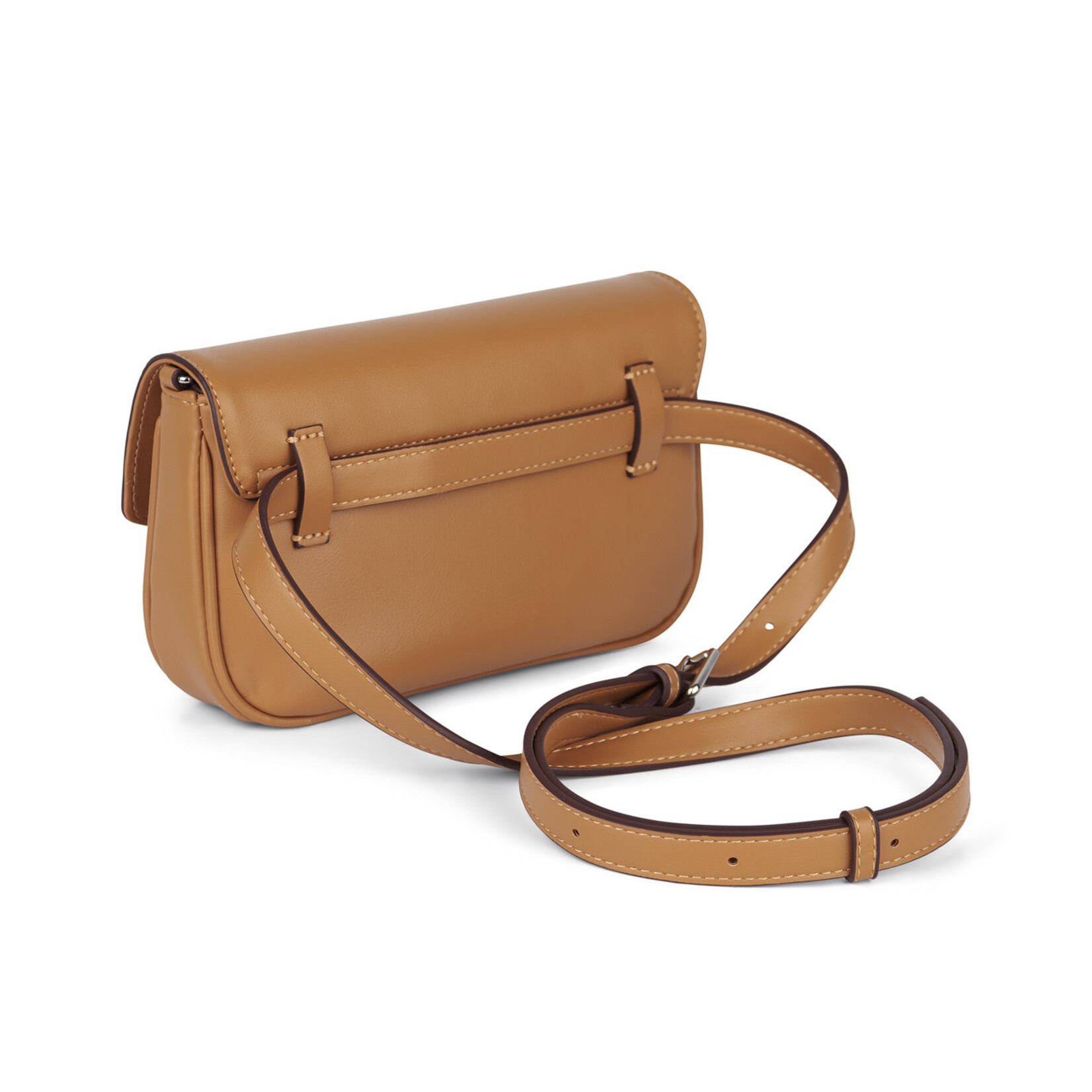 Lambert Le Gabby - Sac à main 2-en-1 en cuir vegan - Sepia