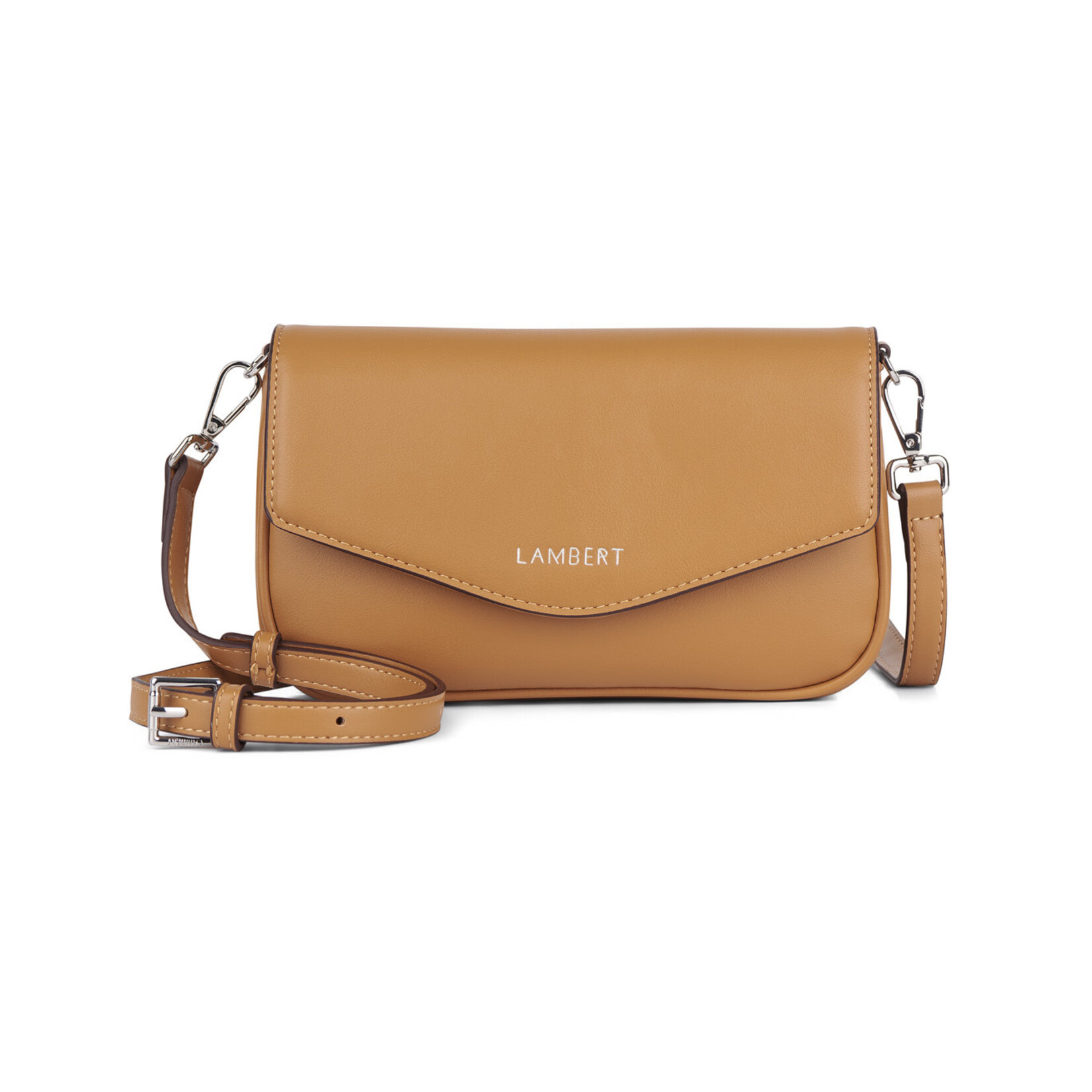 Lambert Le Gabby - Sac à main 2-en-1 en cuir vegan - Sepia