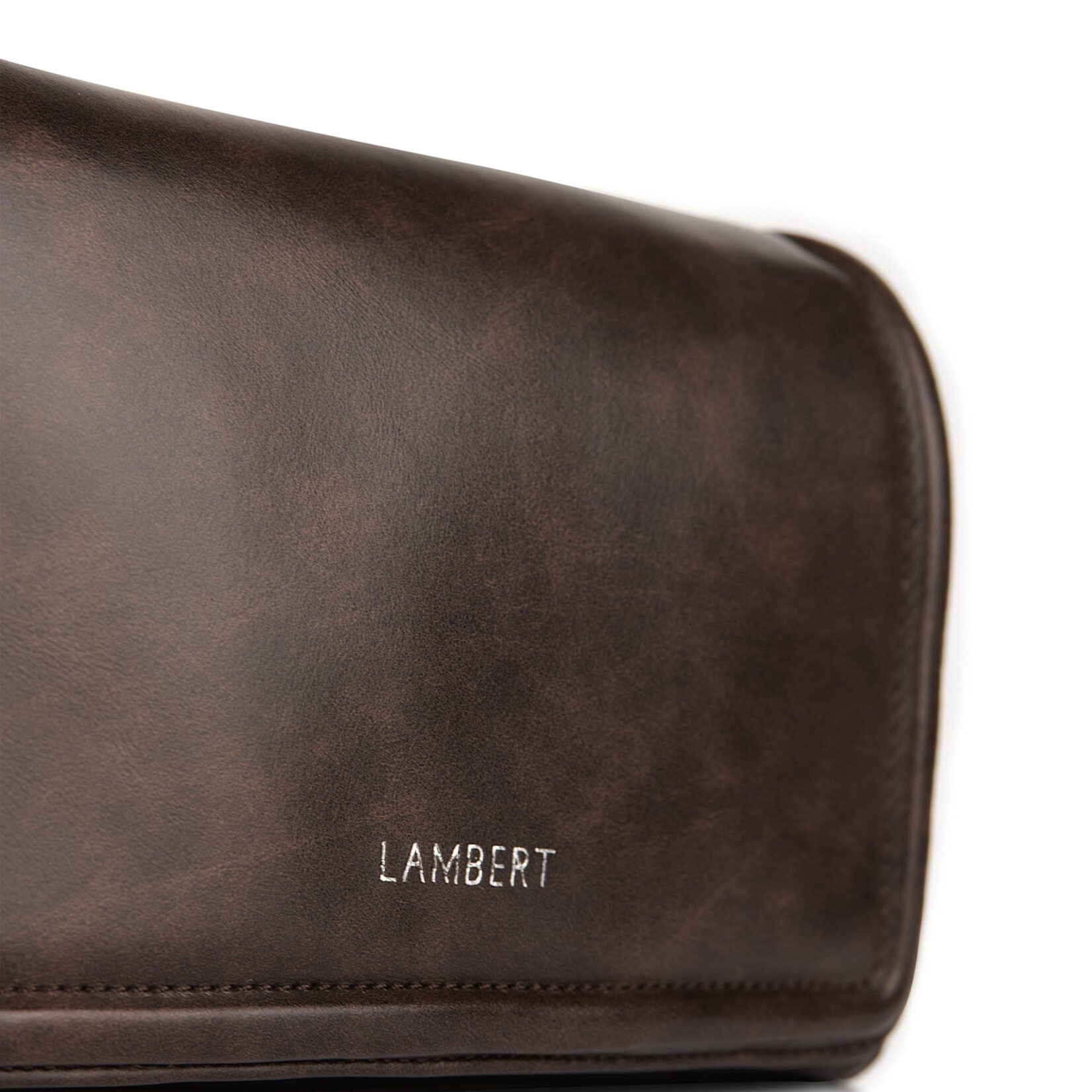 Lambert Le Alyssa - Sac à main 2-en-1 en cuir vegan - Espresso