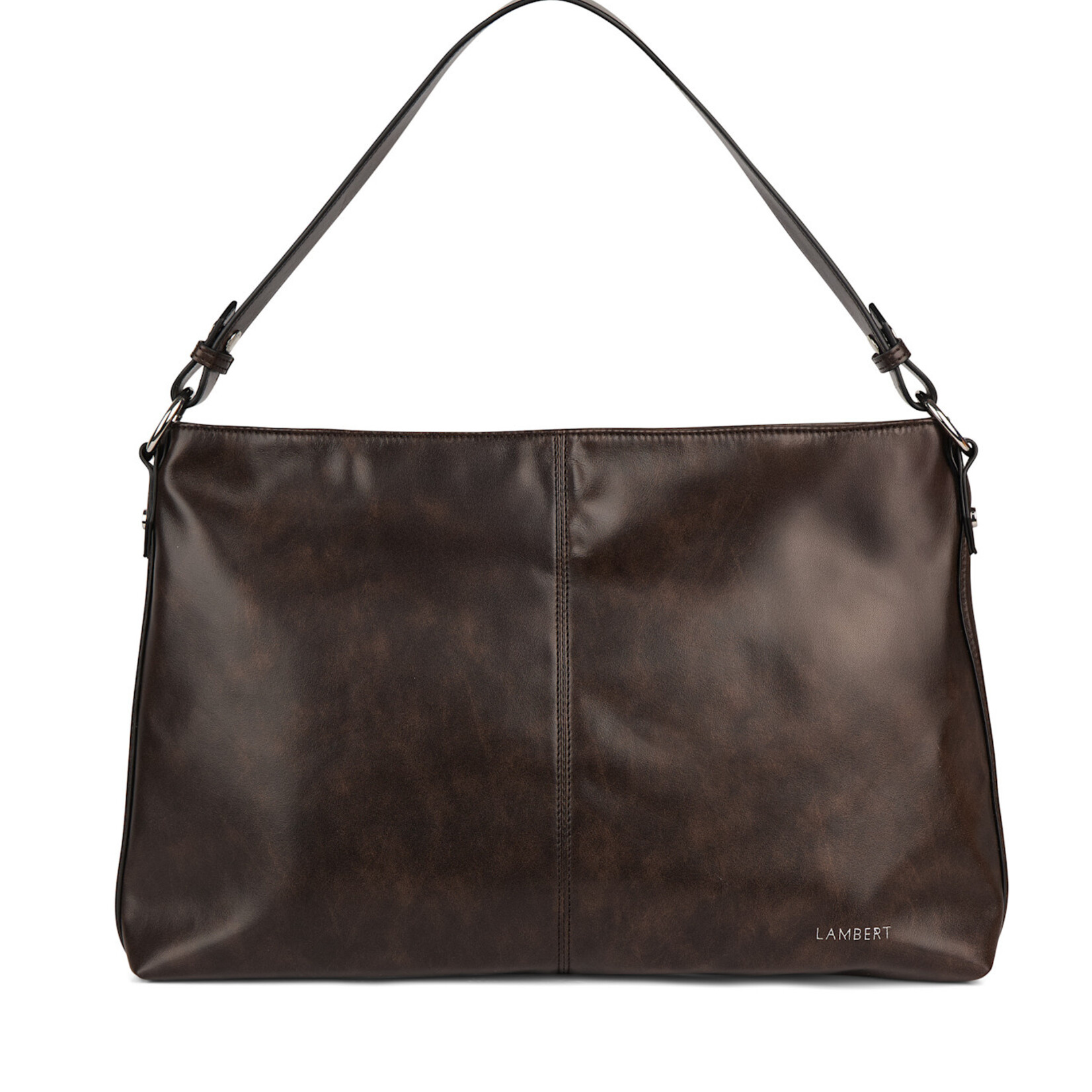 Lambert Le Gianna - Sac à main 2-en-1 en cuir vegan - Espresso