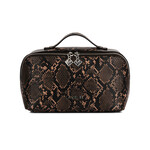 Lambert La Jolie - Trousse à maquillage en cuir vegan - Sepia