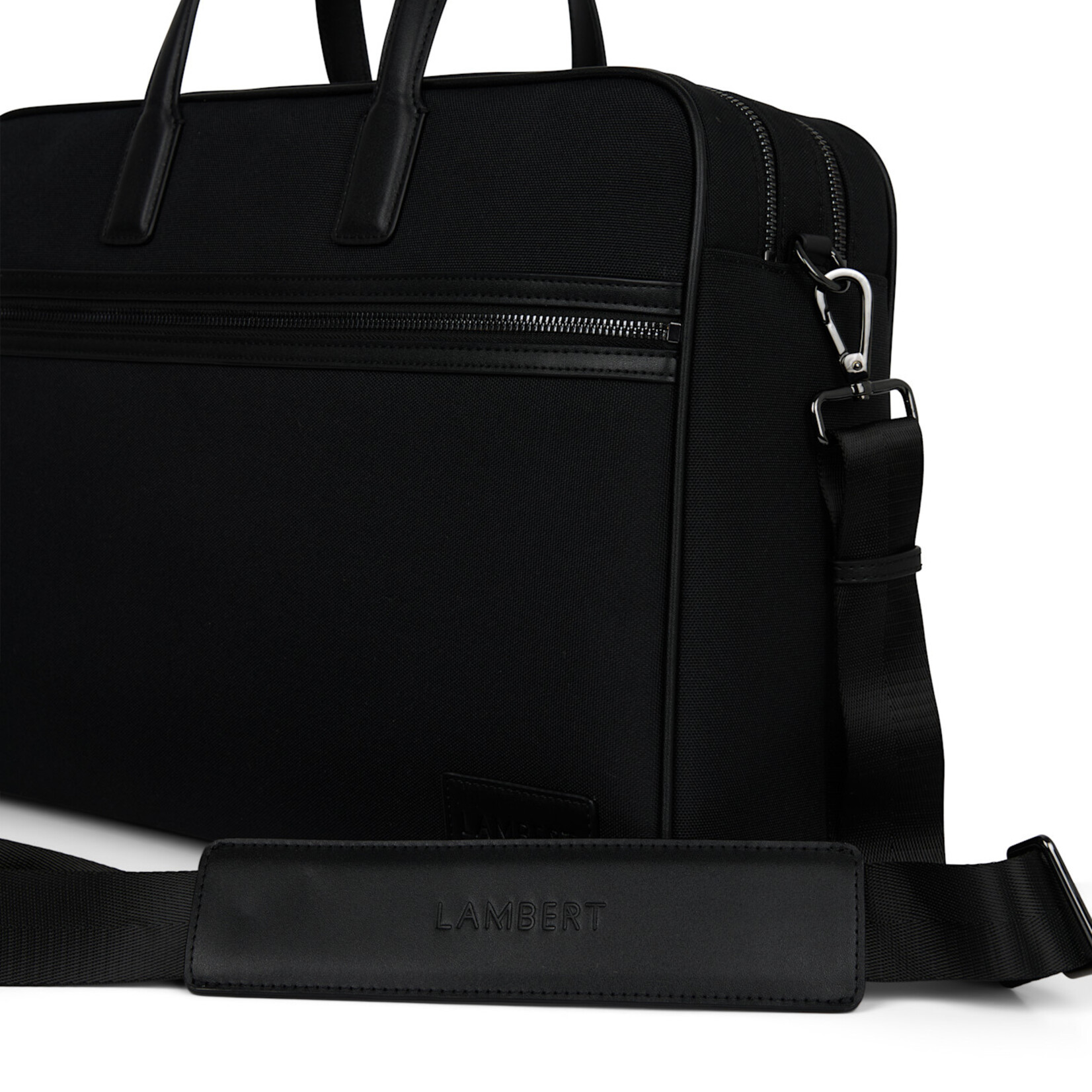 Lambert Le Sloane - Mallette en canevas - Noir