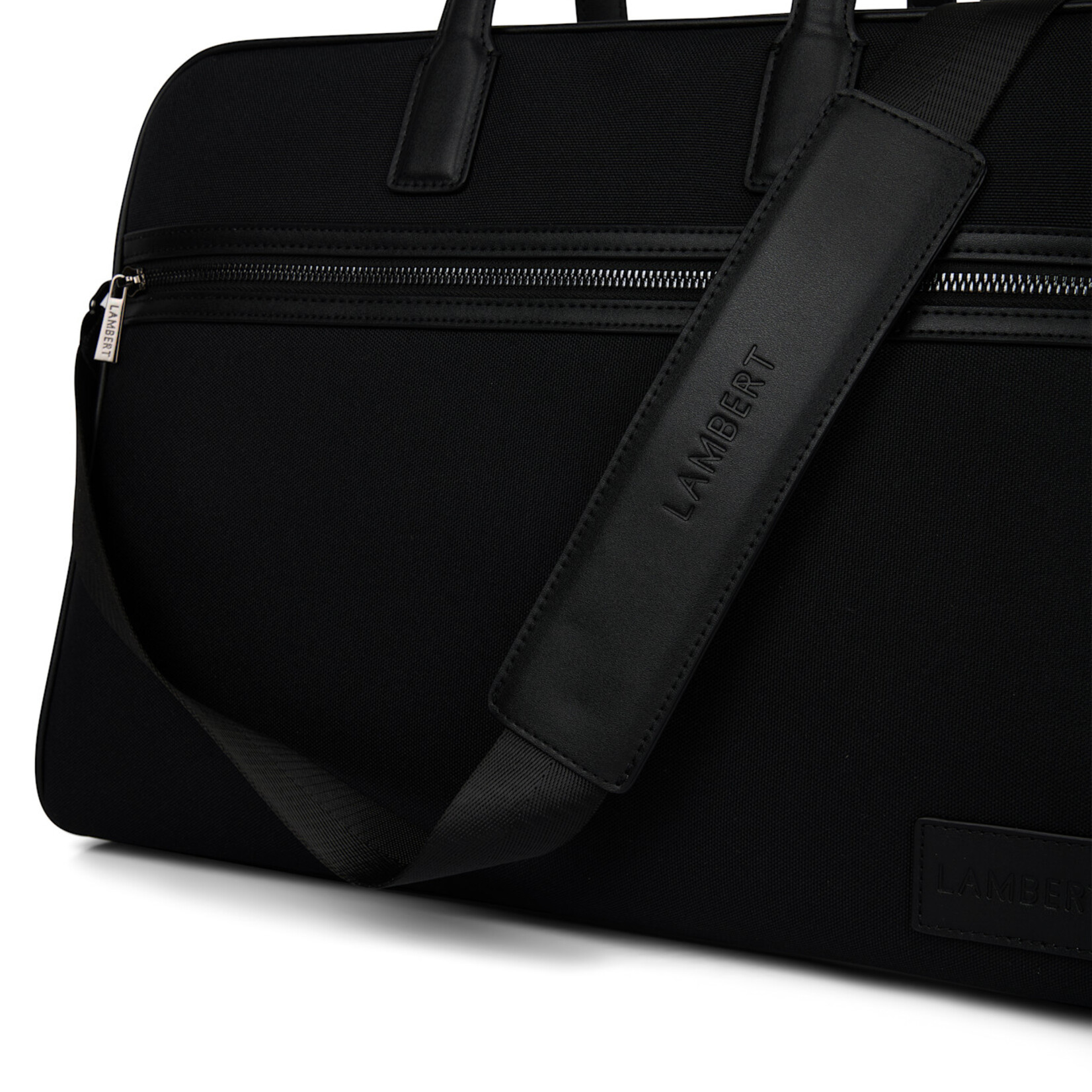 Lambert Le Sloane - Mallette en canevas - Noir