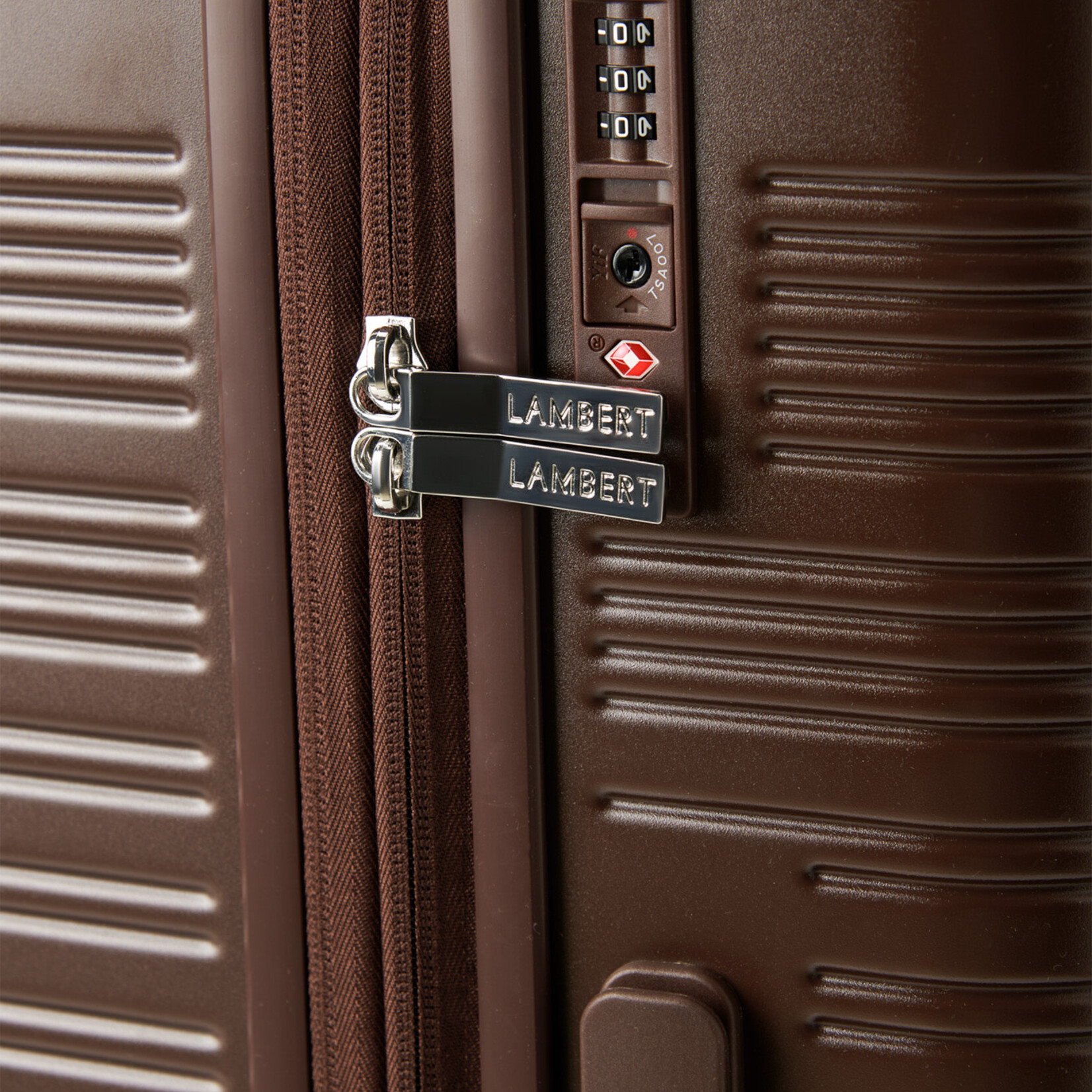 Lambert La Milan - Valise d’enregistrement moyenne - Chocolat