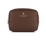 Lambert Le Zoe - Trousse en cuir vegan - Chocolat