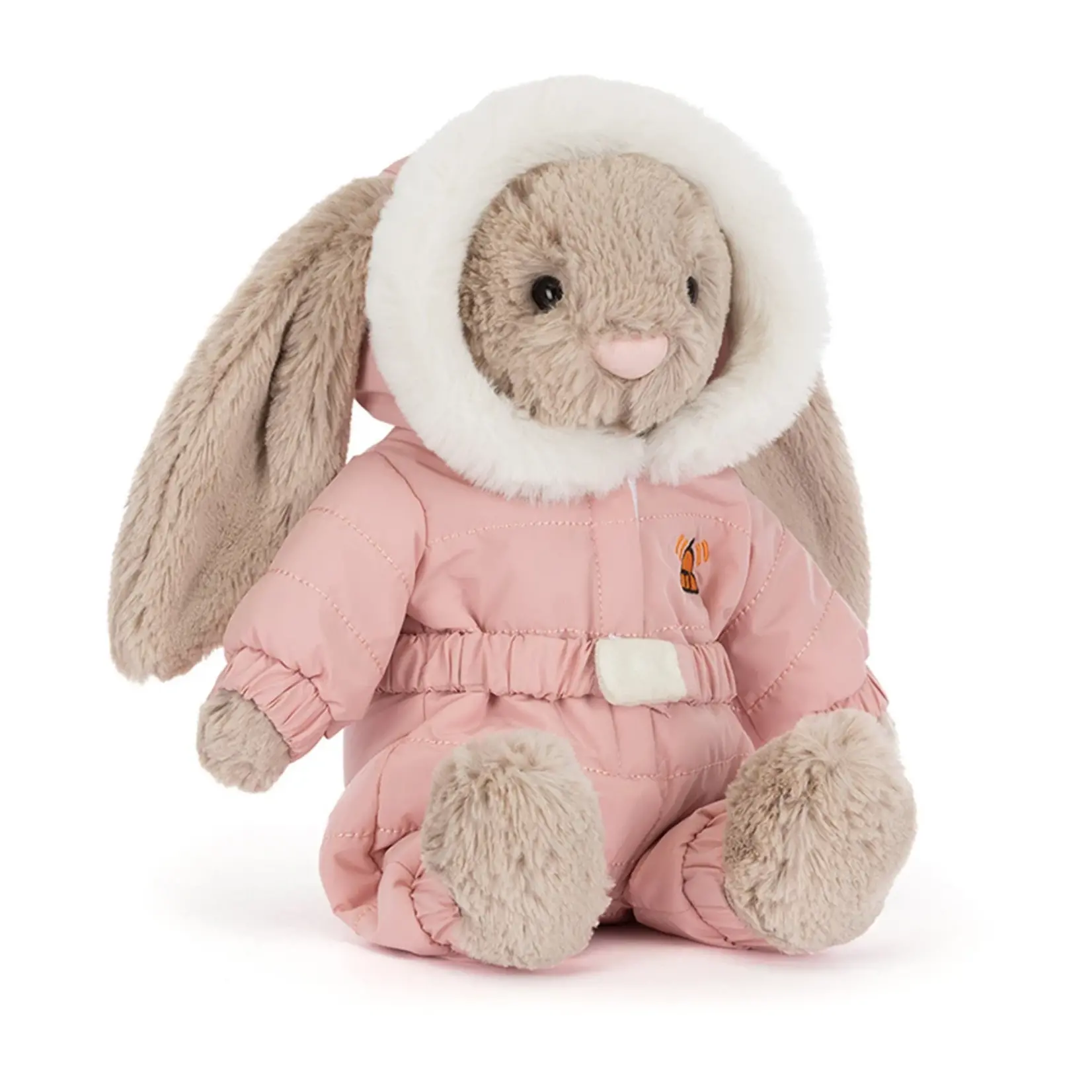 JellyCat Peluche Jellycat - Lapin timide « Combinaison de neige »